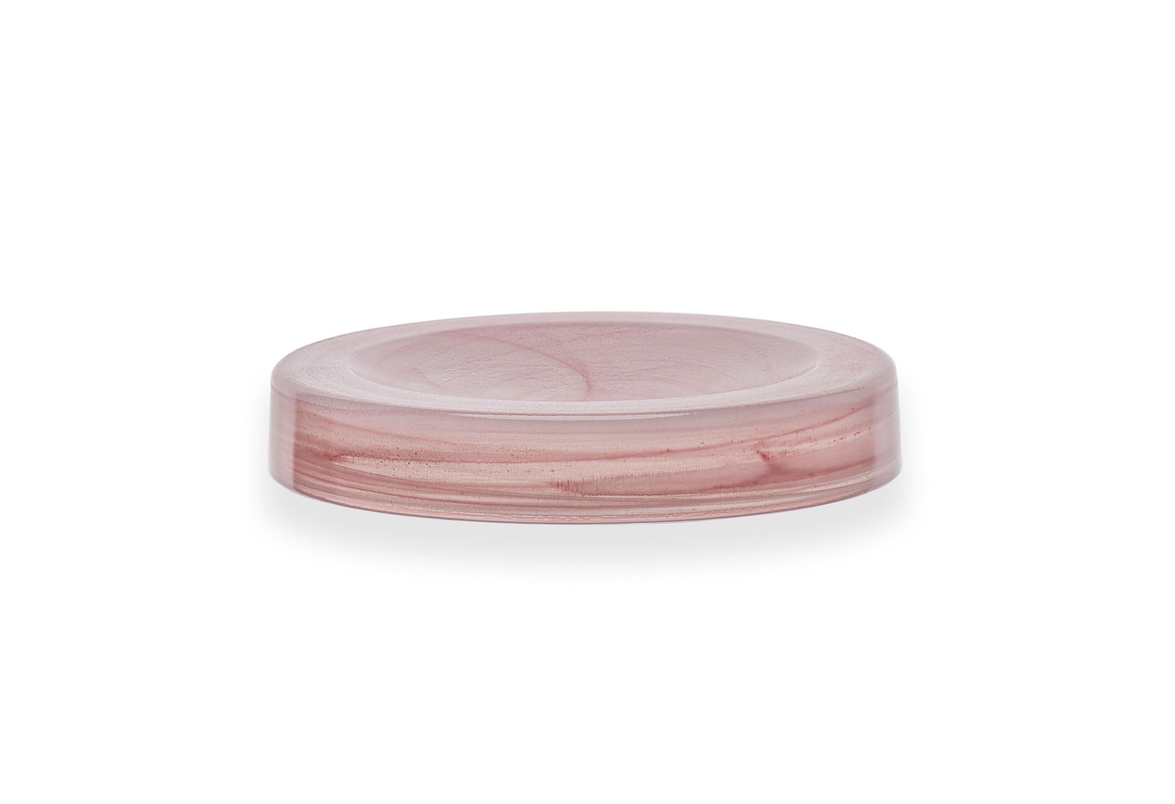 Hollow Pink Glass Bowl 8.3" / 5 oz