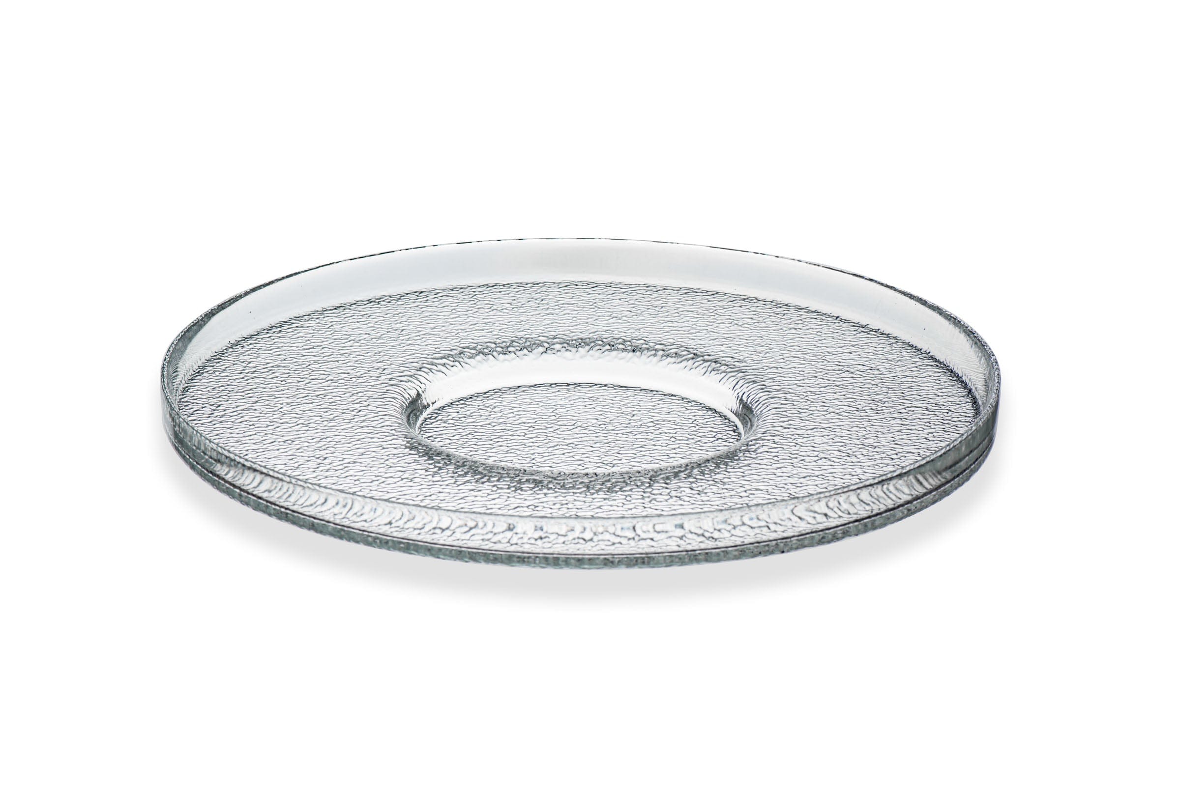 Madison Clear Glass Plate 12.6"