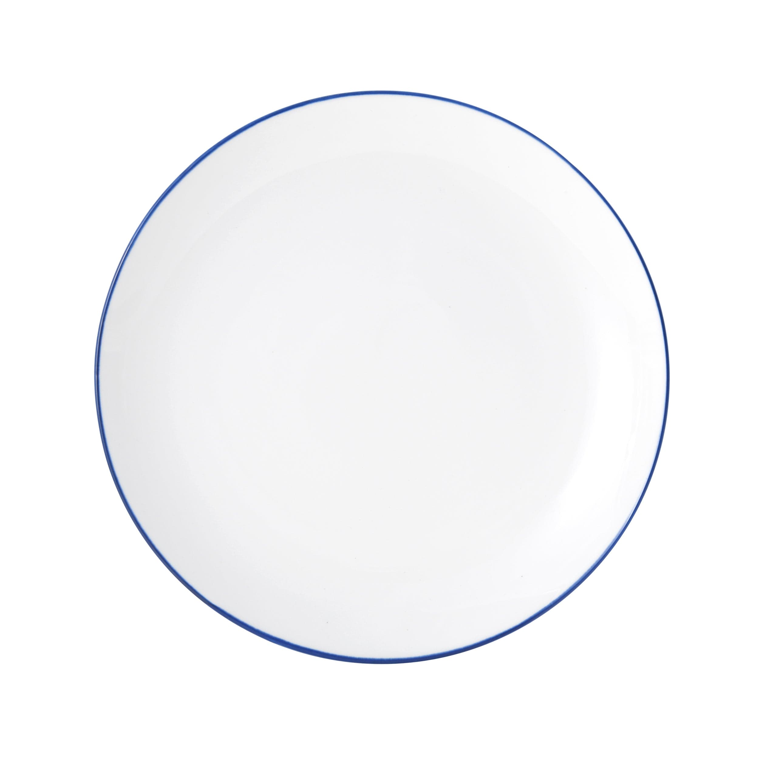 Plates with 2025 blue rim