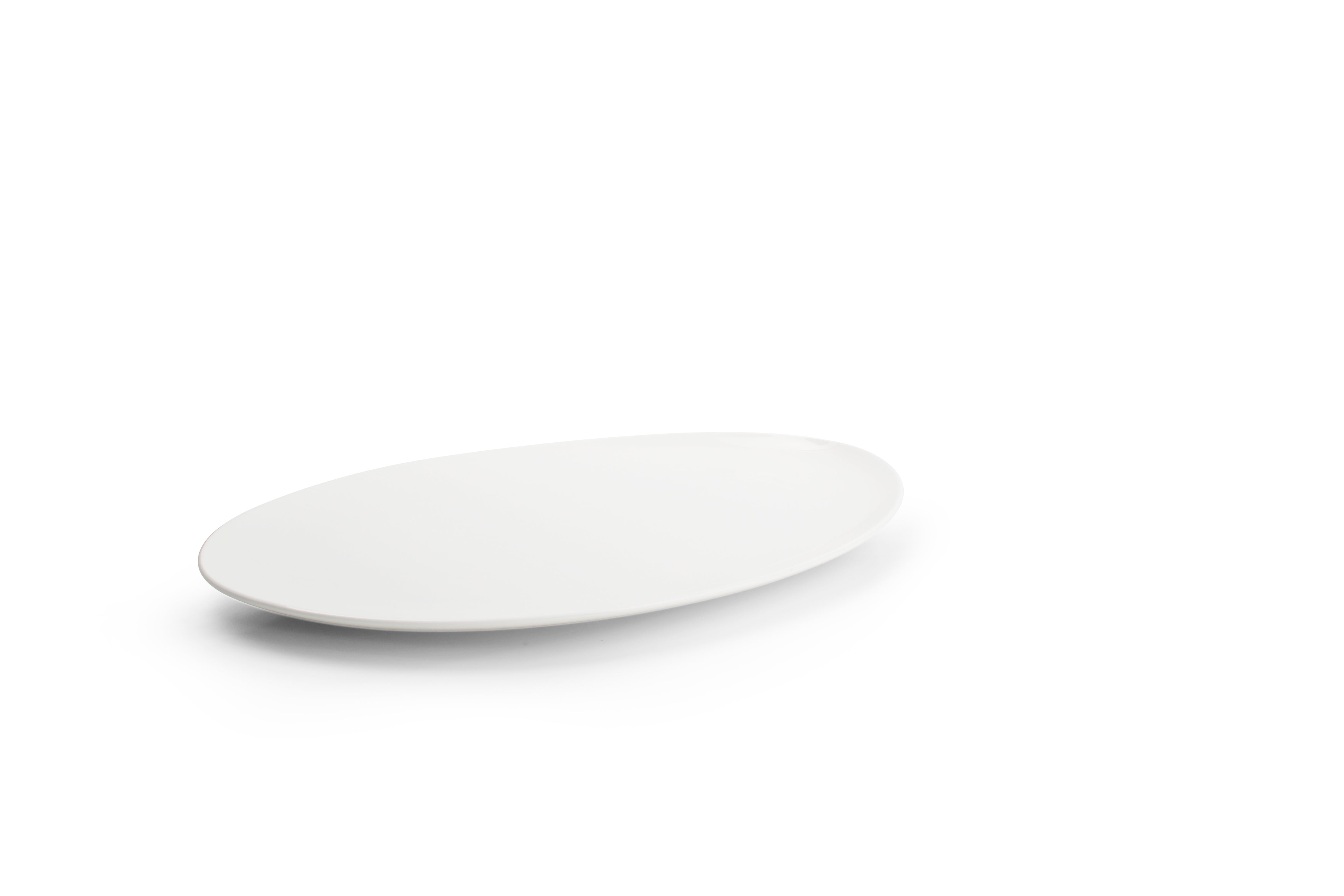 Perla Magnesium-Reinforced Porcelain Oval Platter 14" x 9"