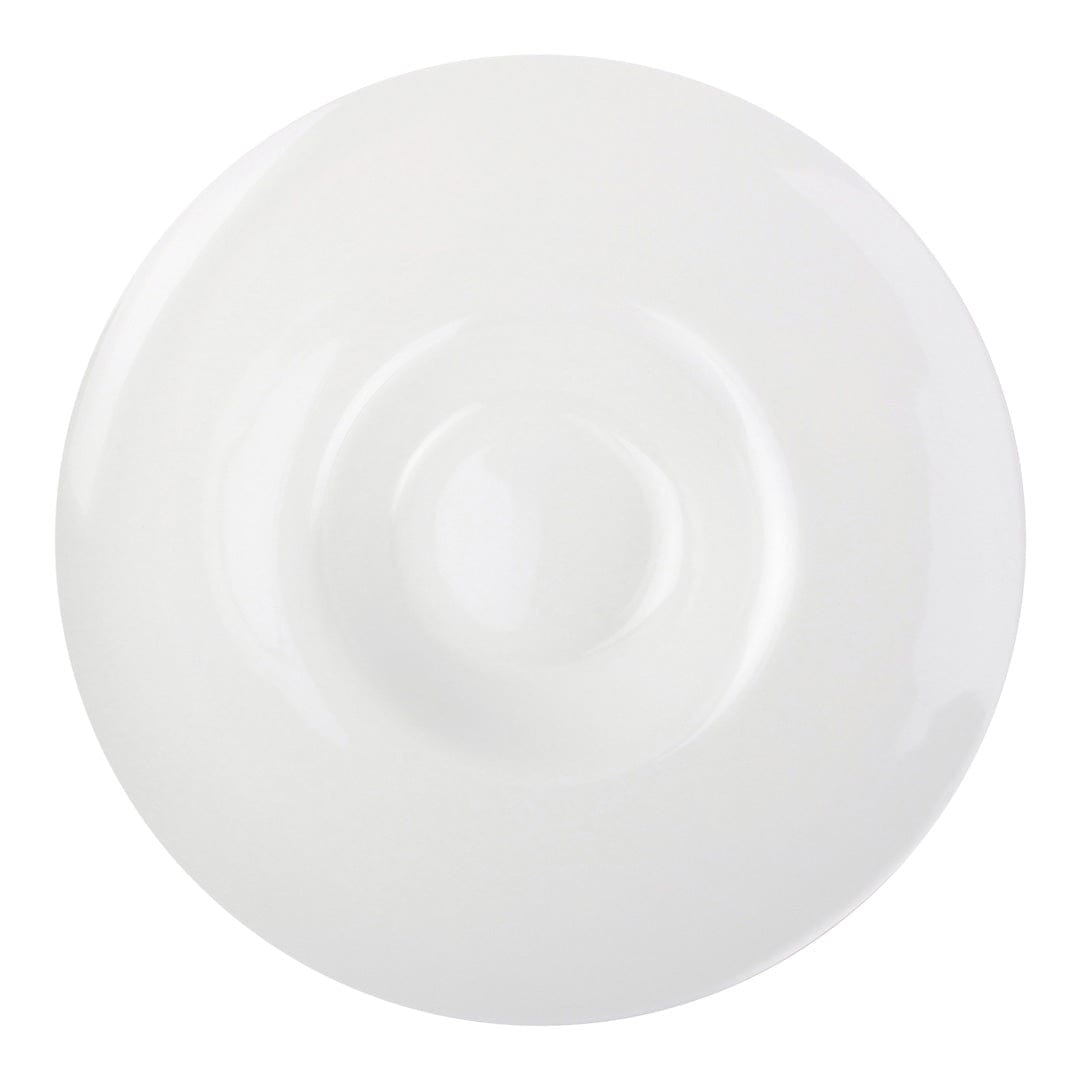 Perla Magnesium-Reinforced Porcelain Deep Plate 10.8"