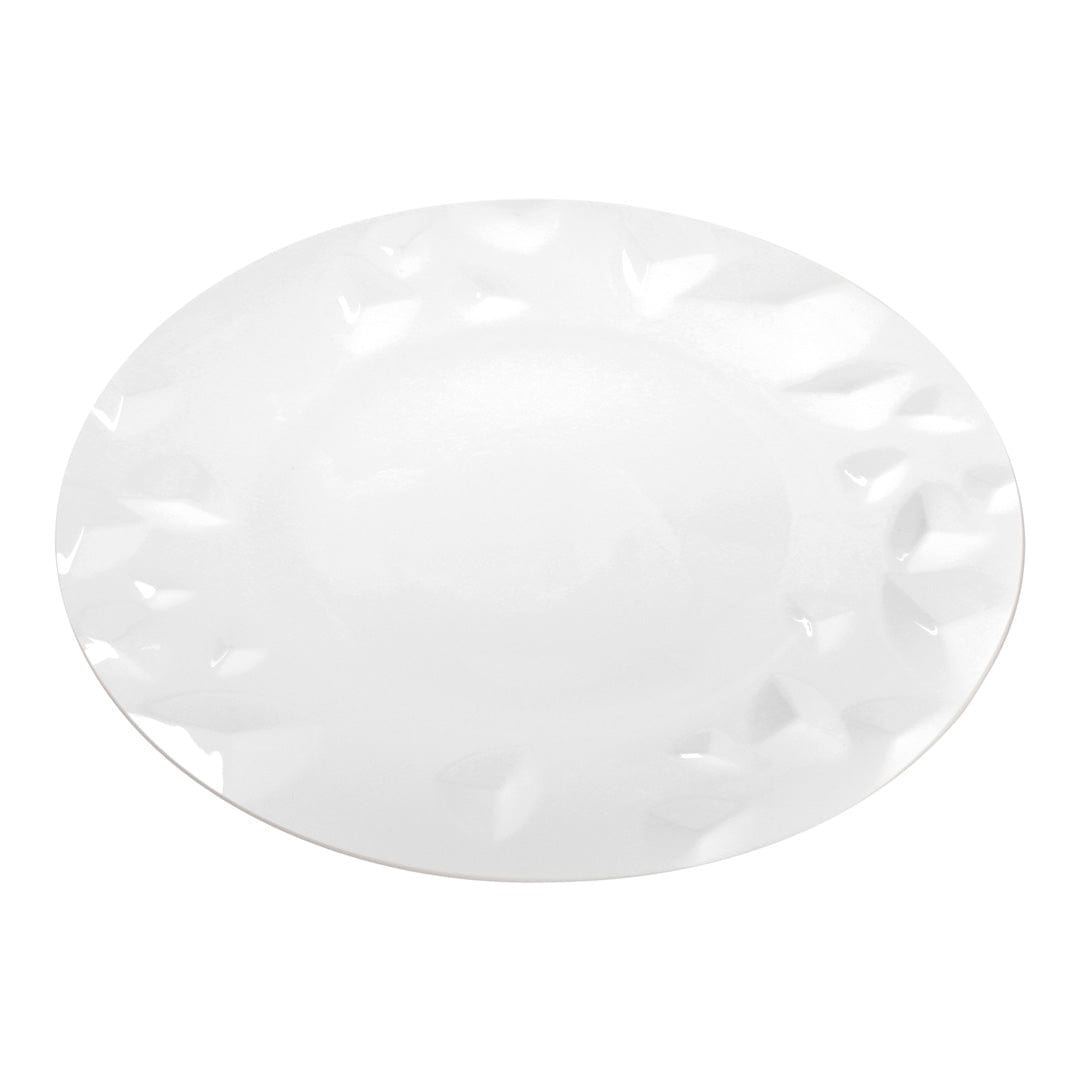 Facet Magnesium-Reinforced Porcelain Coupe Plate 11.0"