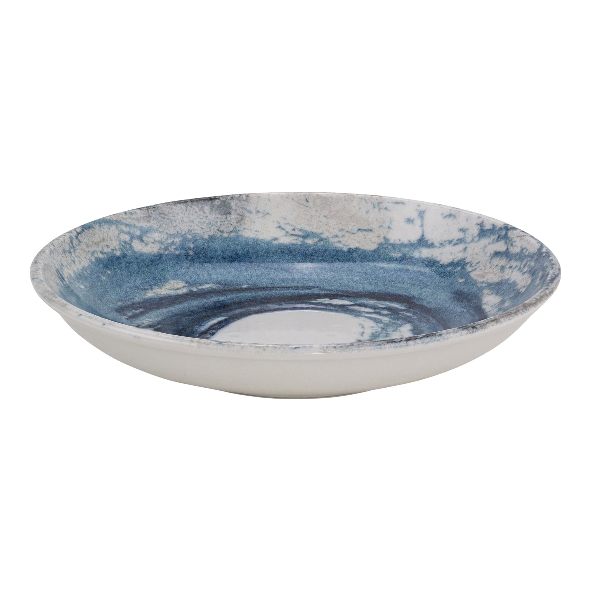 Watercolor Porcelain Deep Plate 8.8"