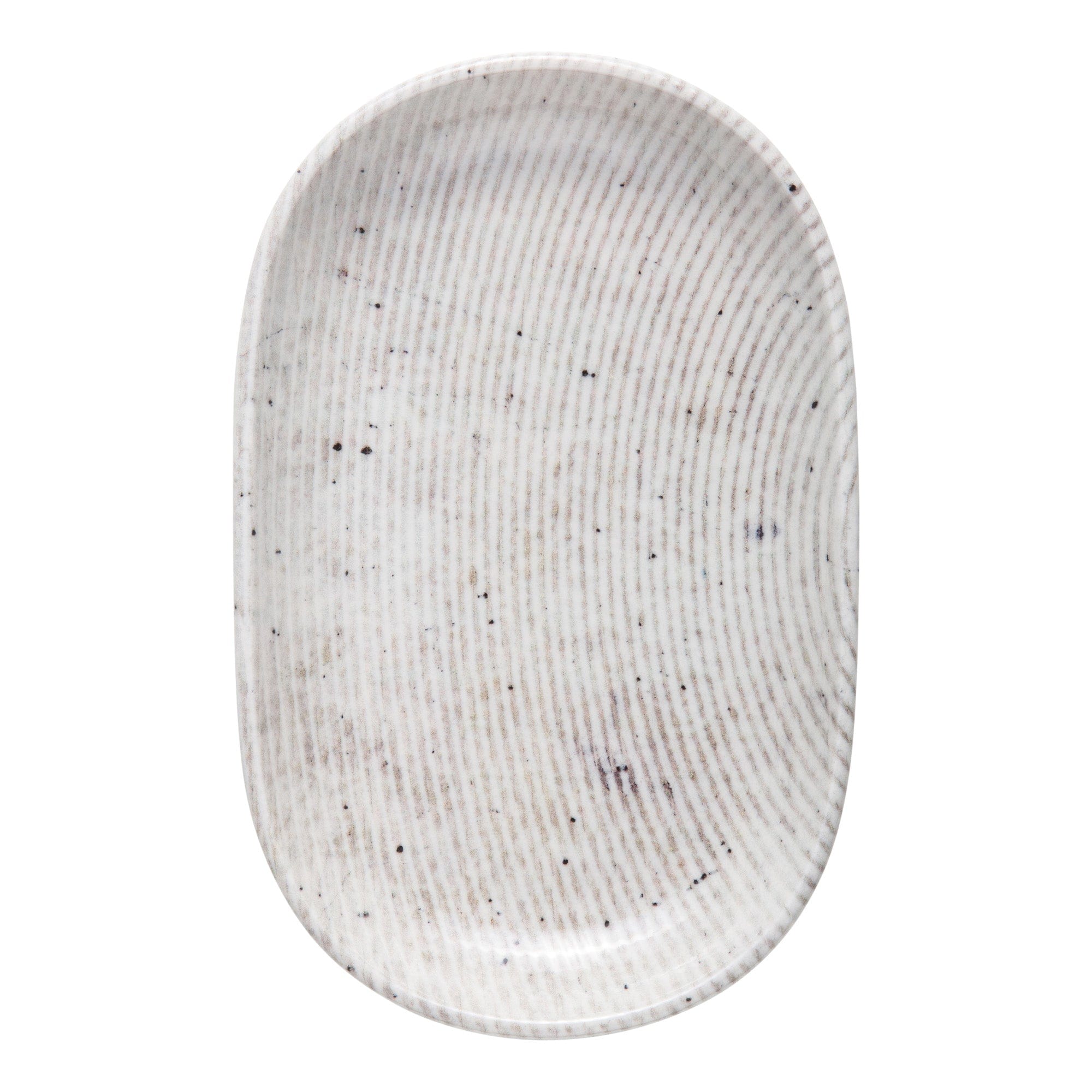 Grigio Porcelain Oval Platter  5.6"x3.6"