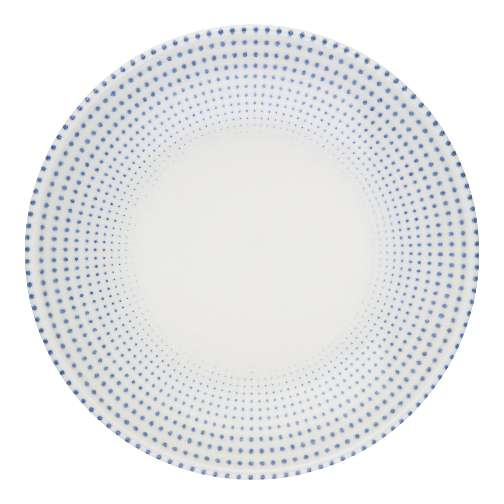 Harmony Blue Porcelain Coupe Plate 6.0"