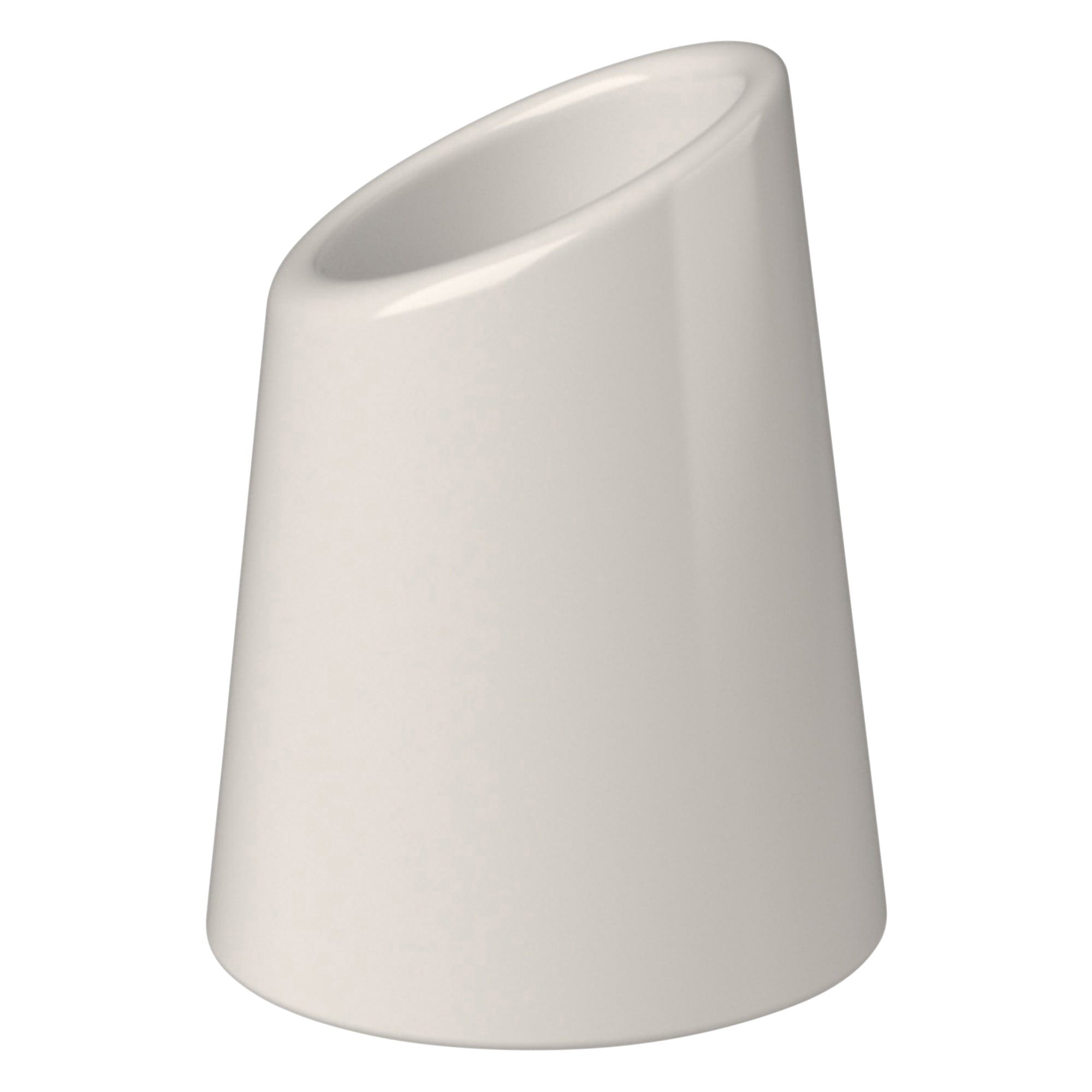 Bevel Porcelain Toothpick Holder 2.5"