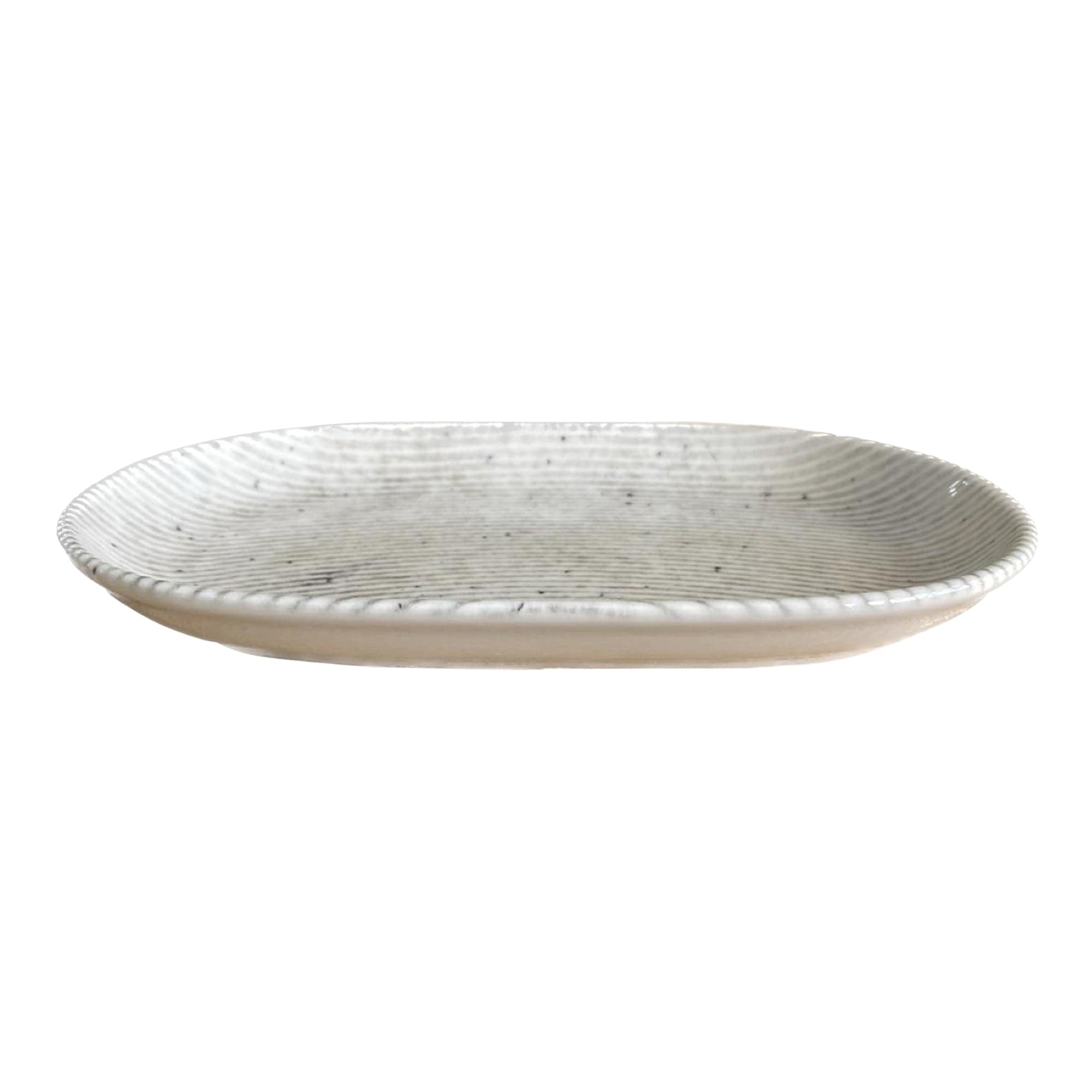 Grigio Porcelain Oval Platter  9.2"x6.0"