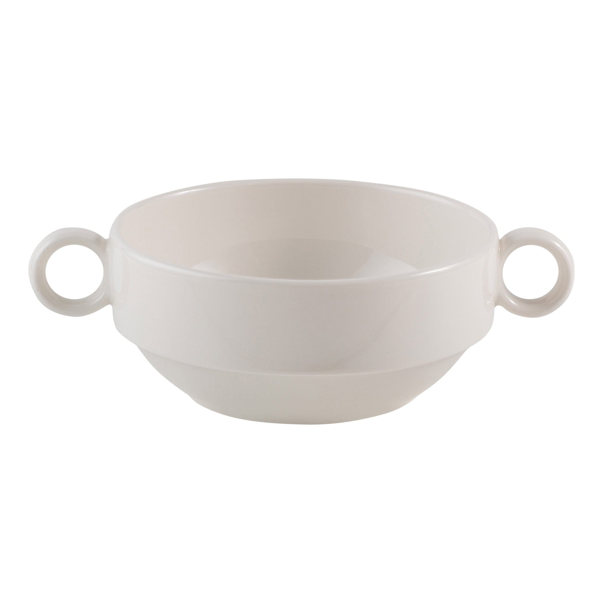 Joker Porcelain Soup Bowl with Handles 4.8" / 12oz