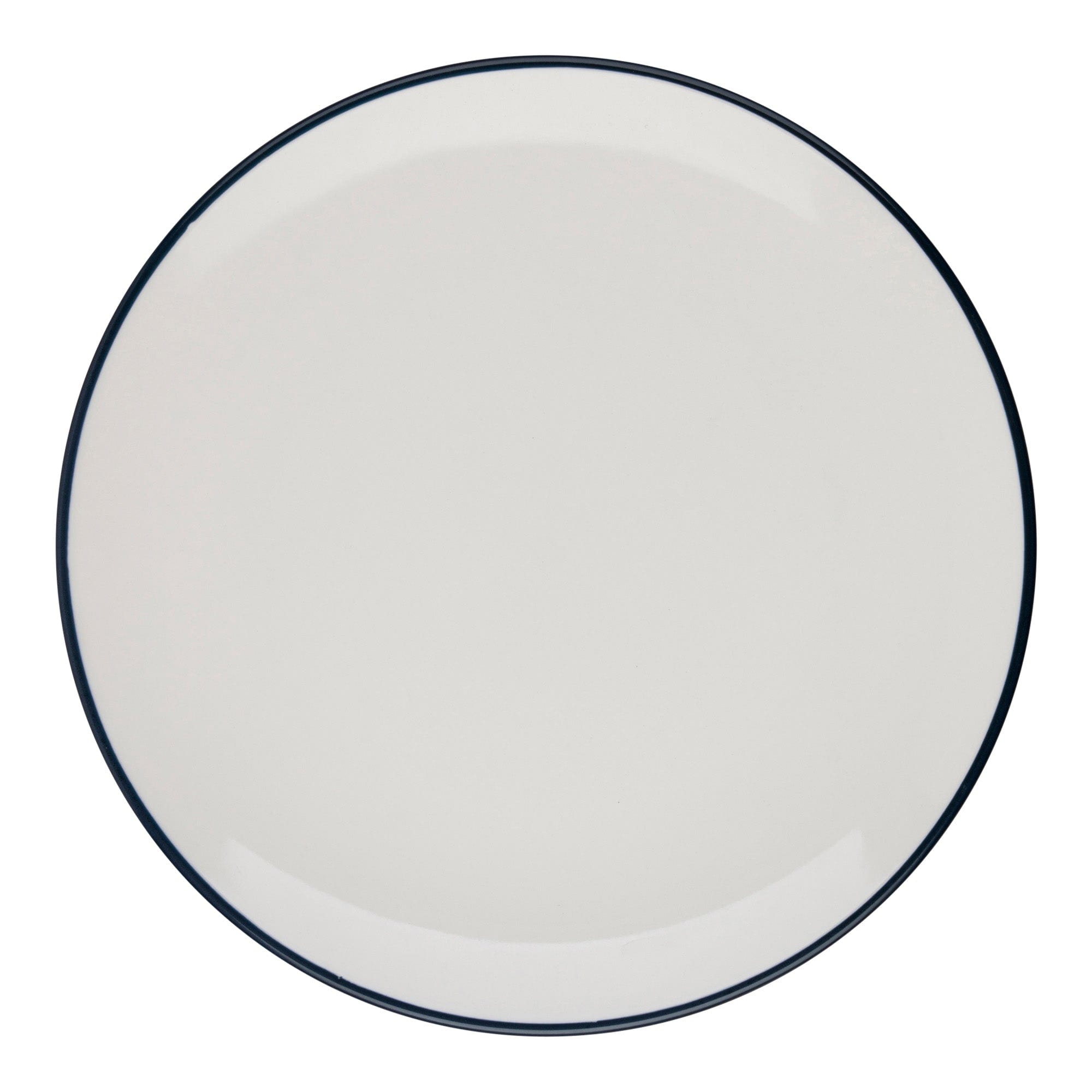 Modest Navy Porcelain Coupe Plate 8.3"