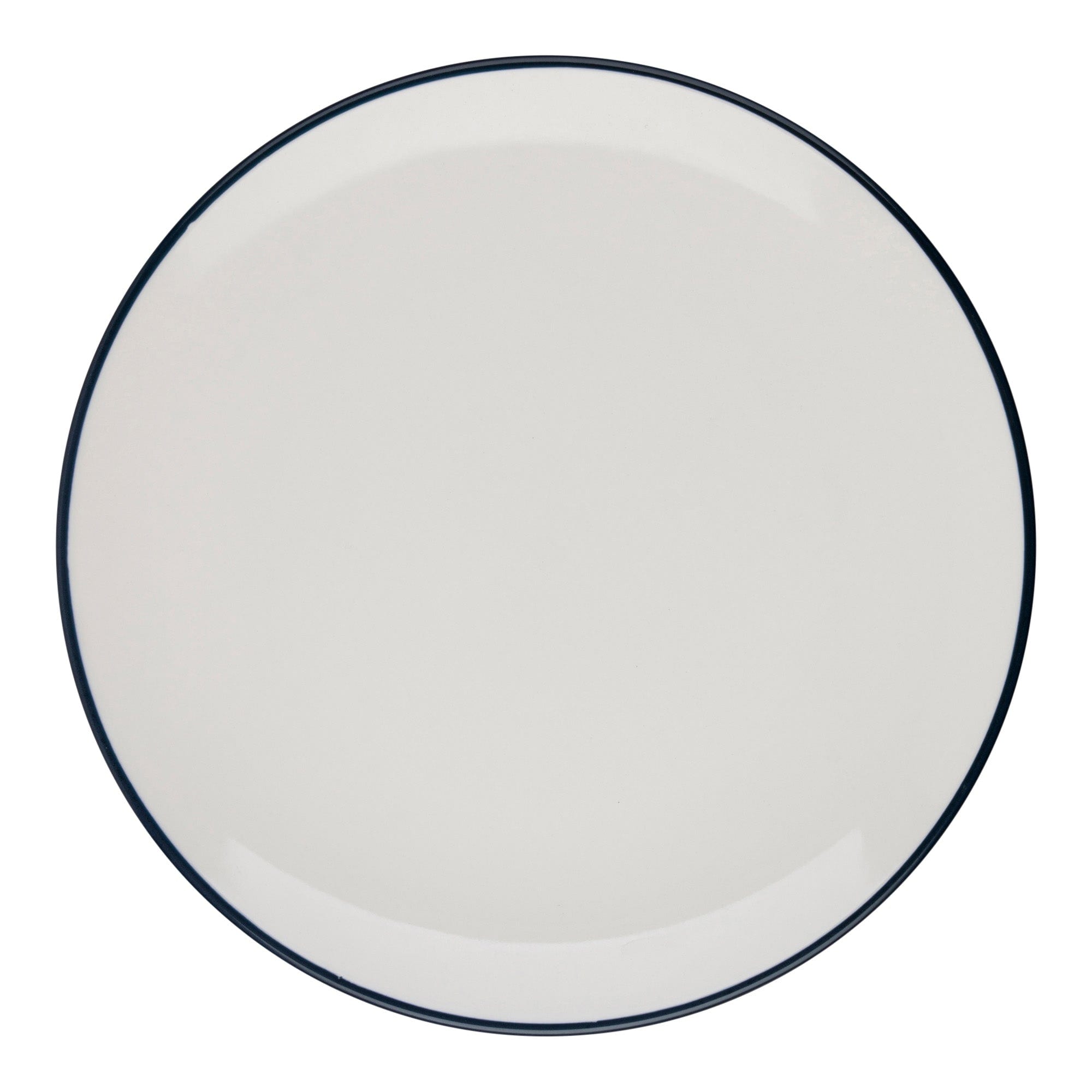 Modest Navy Porcelain Coupe Plate 9.8"