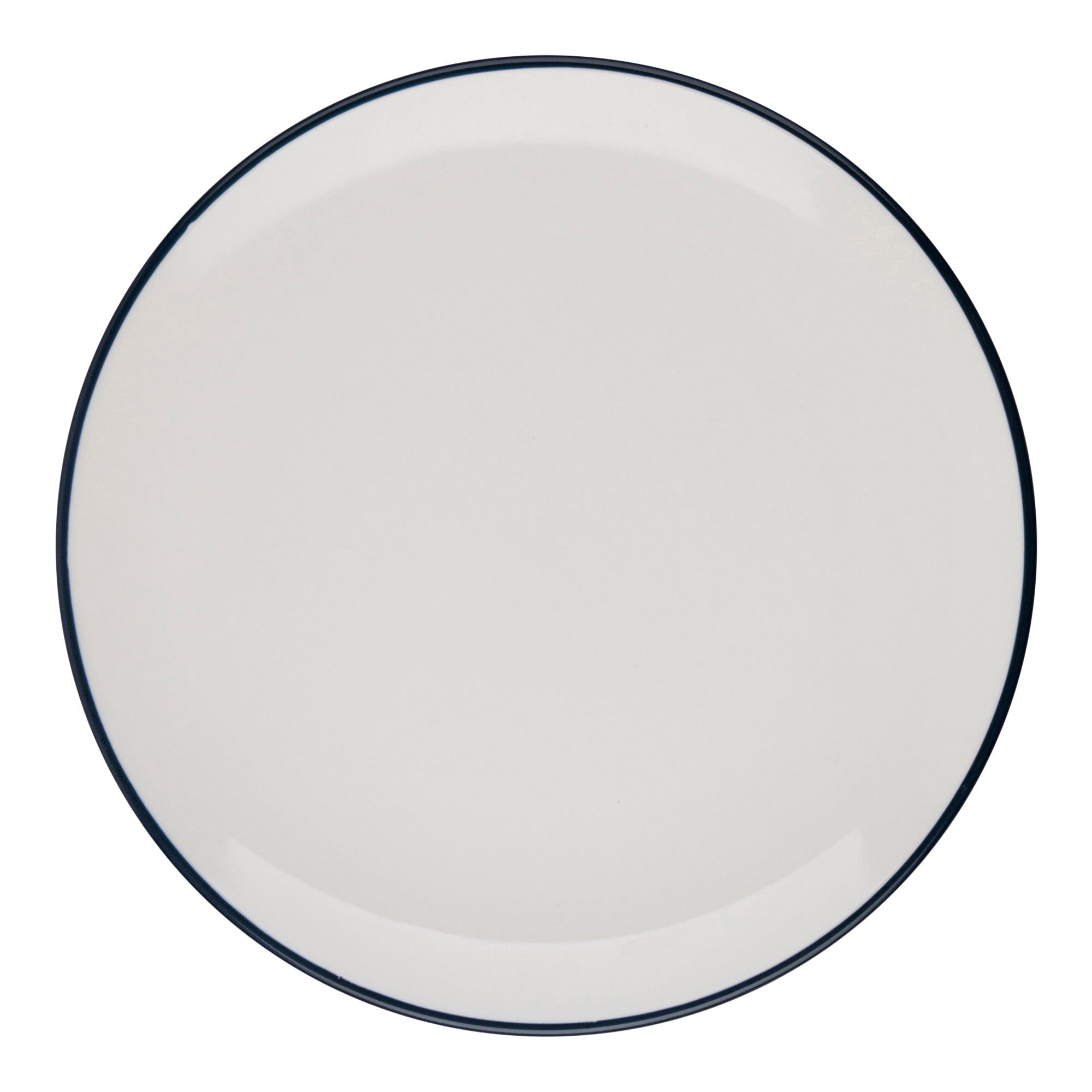 Modest Navy Porcelain Coupe Plate 11.8"