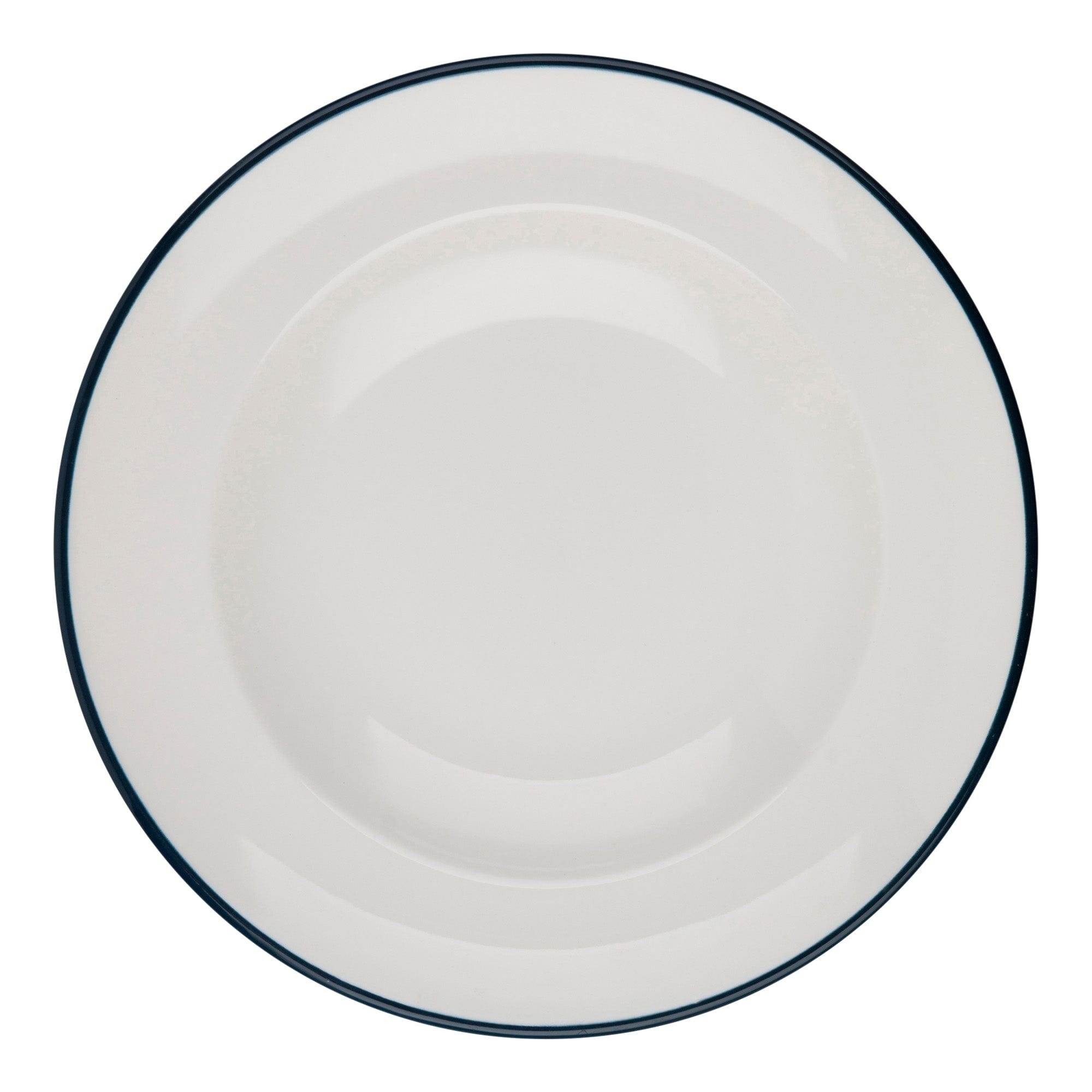 Modest Navy Porcelain Deep Plate 9.8"