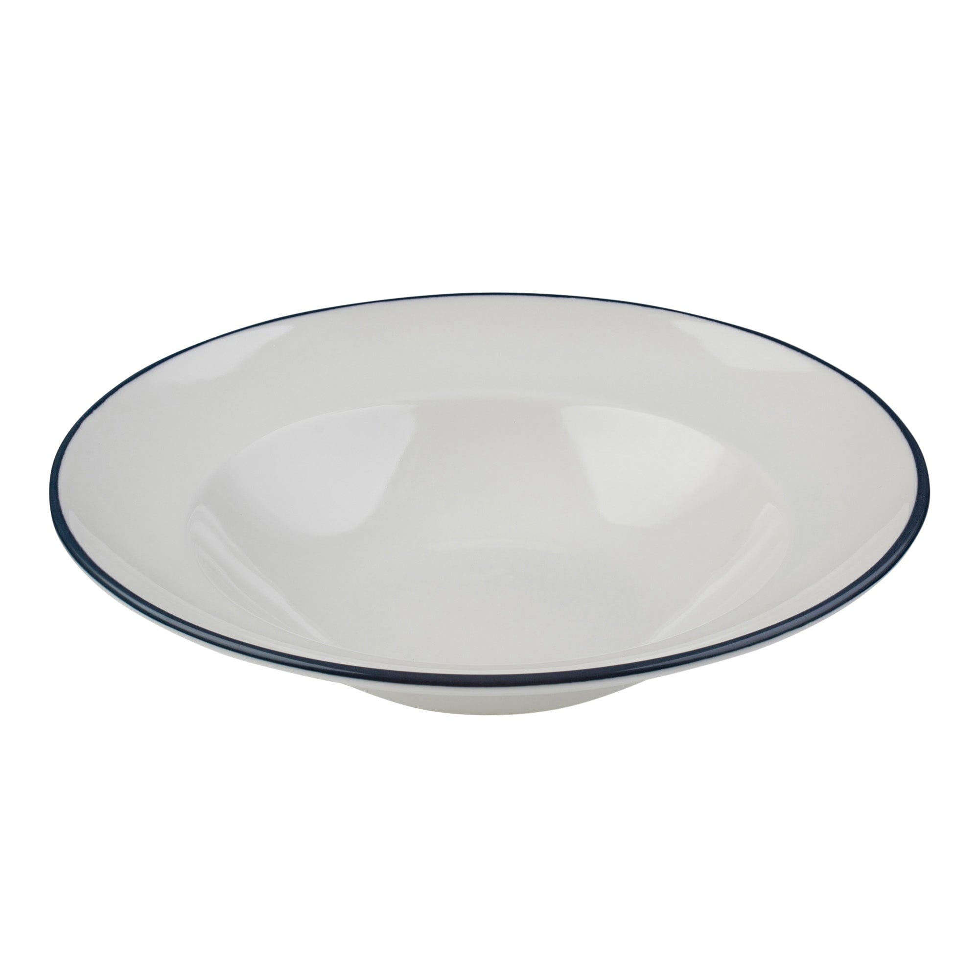 Modest Navy Porcelain Deep Plate 11.0"