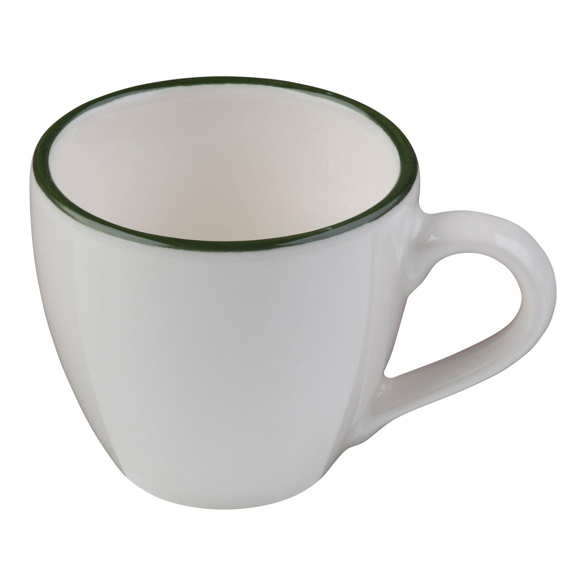 Modest Green Porcelain Espresso Cup 2.5" / 3 oz