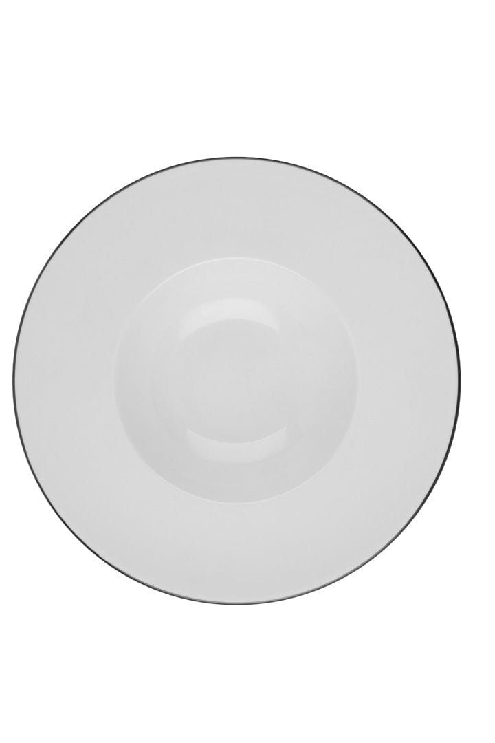 Modest Black Porcelain Deep Plate 11.4" / 16oz