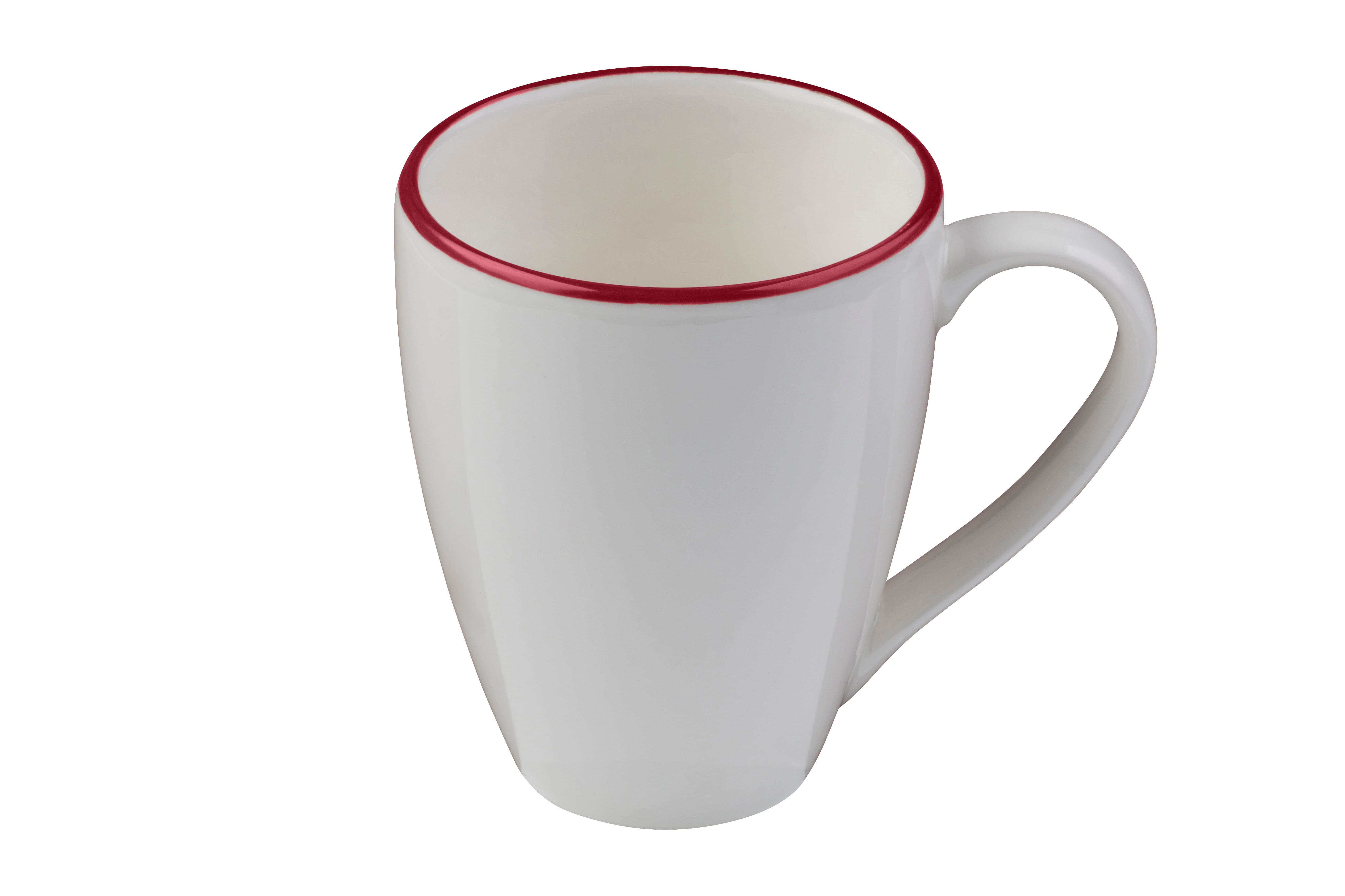 Modest Maroon Porcelain Mug 4.0" / 10oz