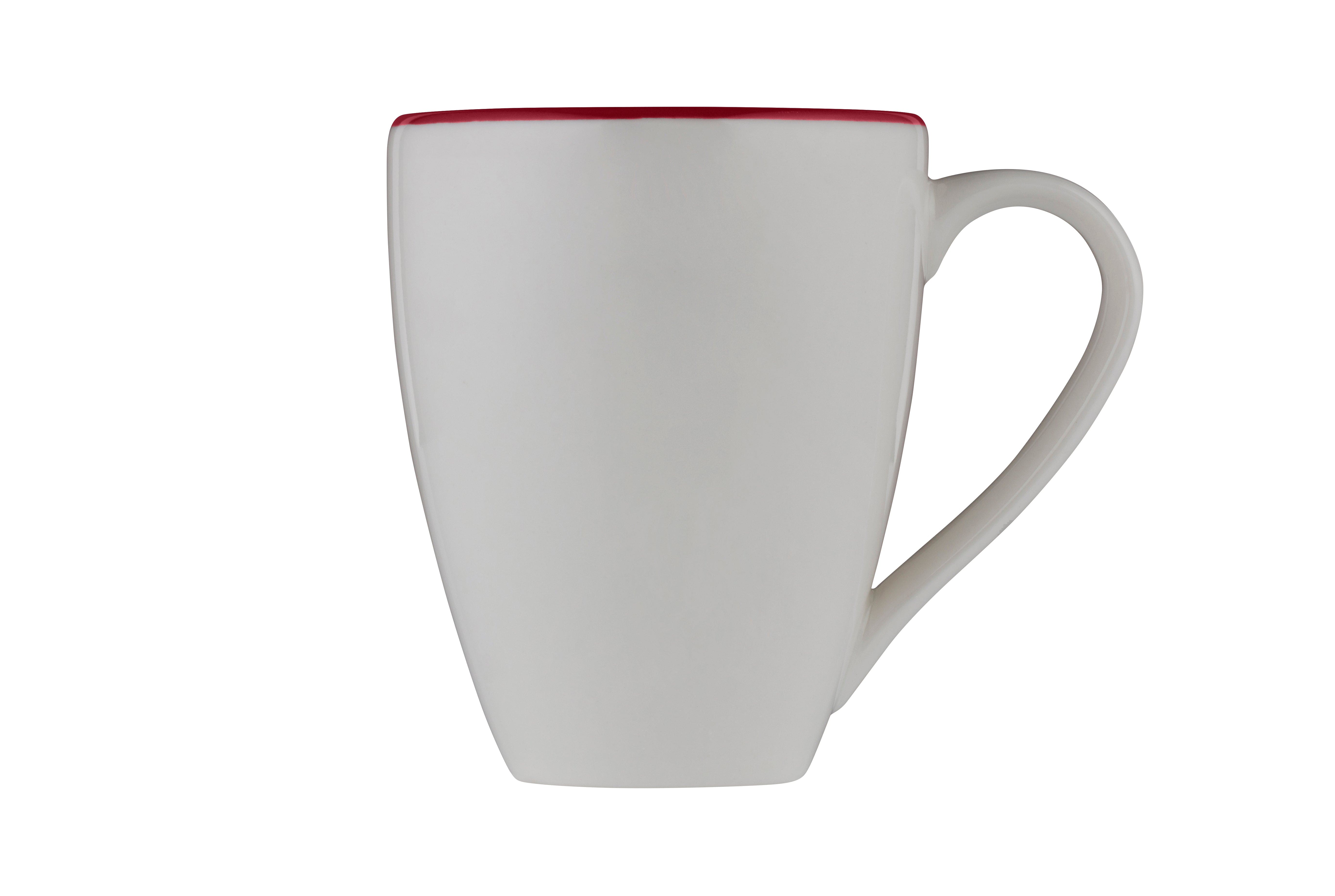 Modest Maroon Porcelain Mug 4.0" / 10oz