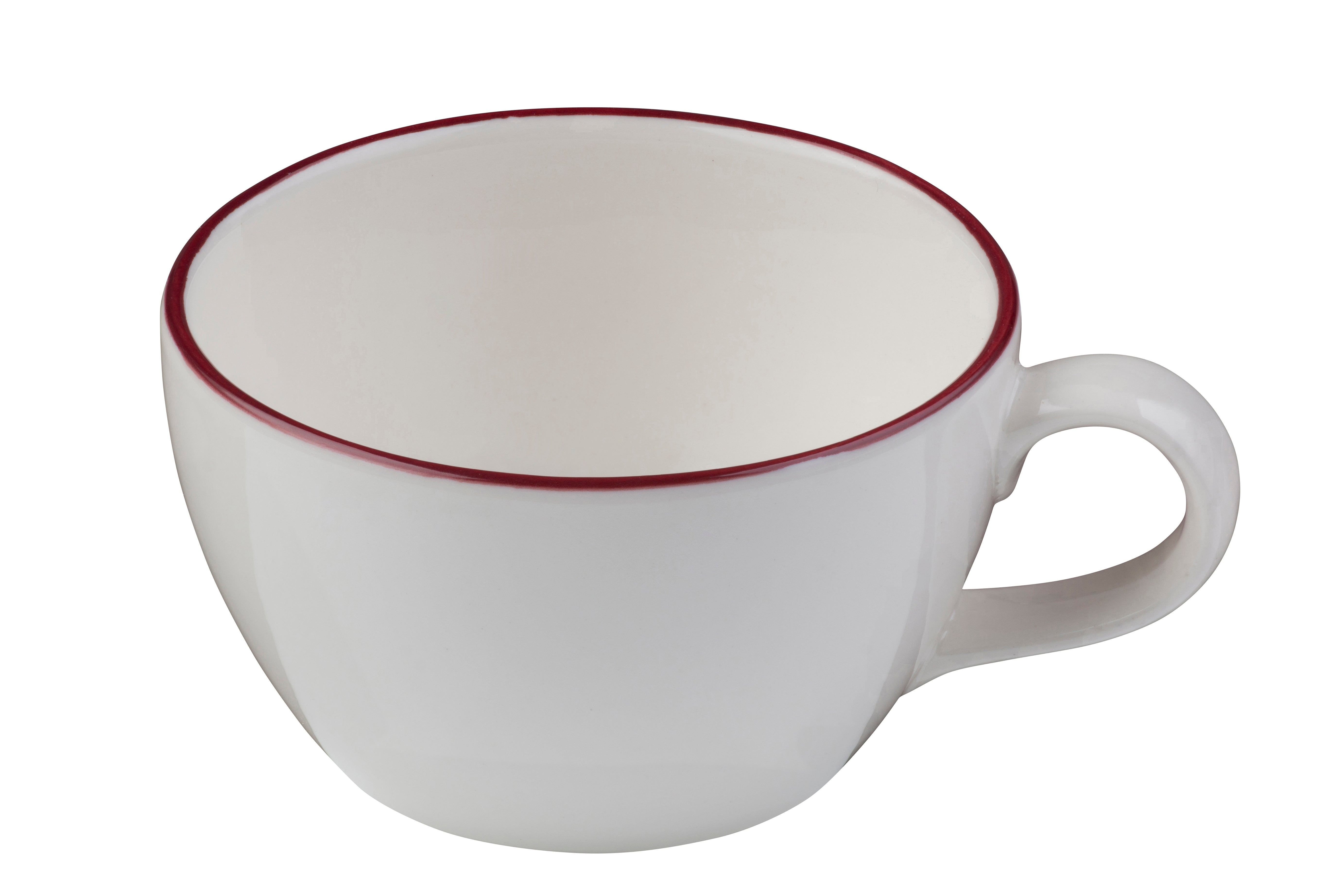 Modest Maroon Porcelain Cup 4.0" / 9oz