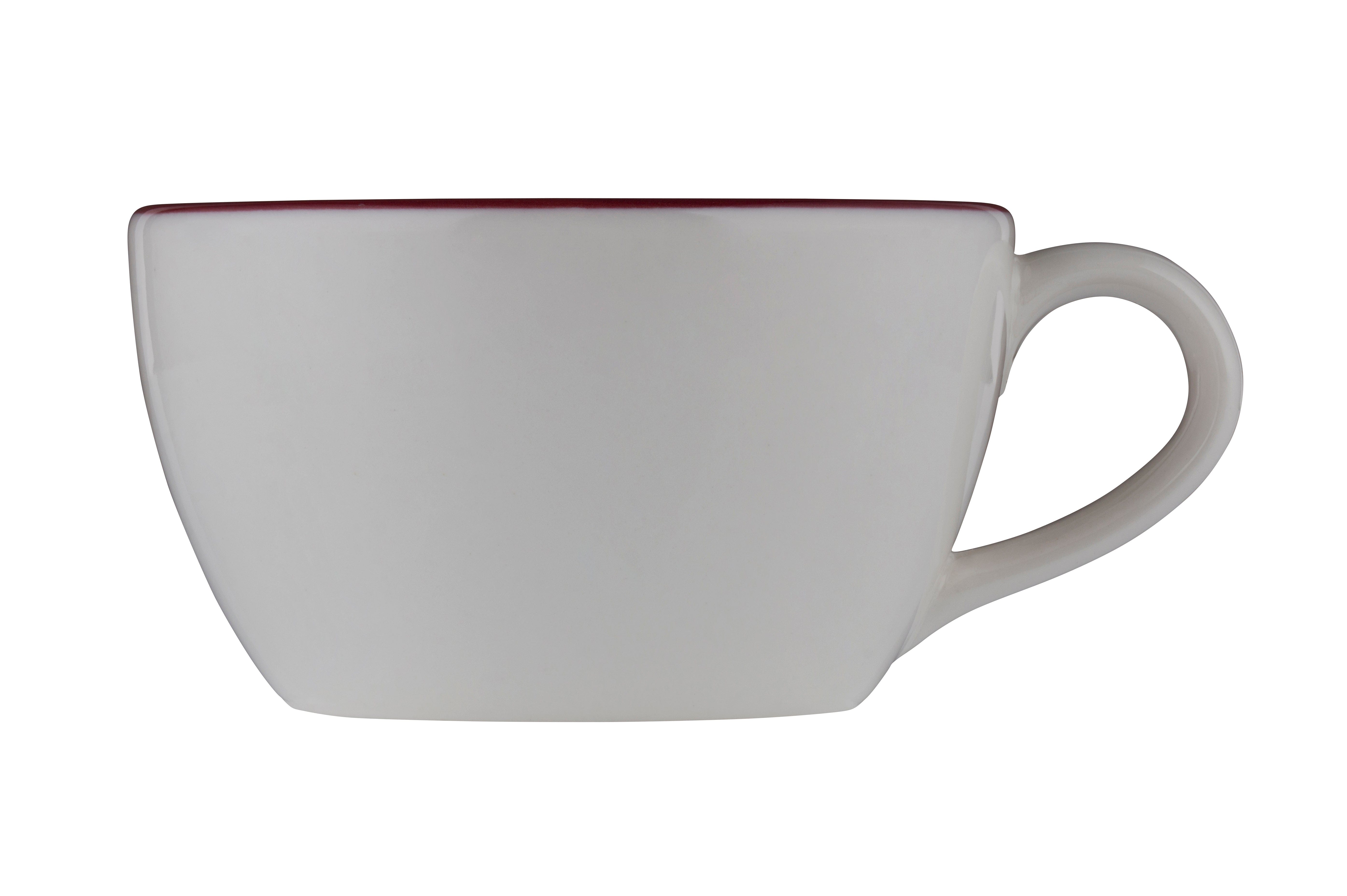 Modest Maroon Porcelain Cup 4.0" / 9oz