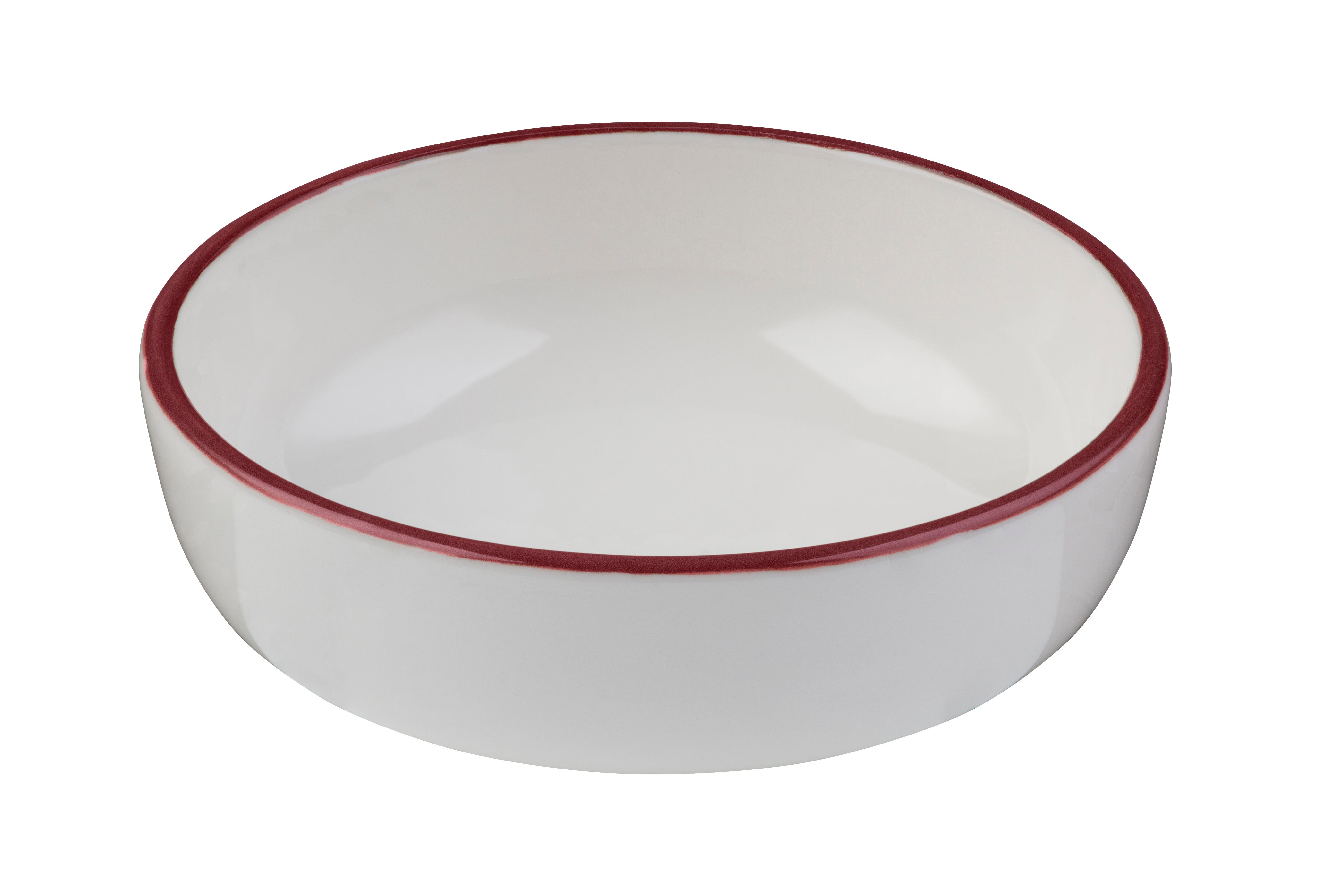 Modest Maroon Porcelain Bowl 5.5" / 15.6oz