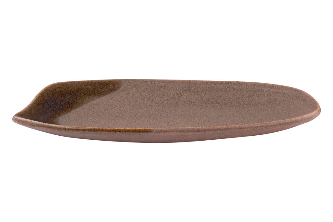 Coastal Vitrified Ceramics Platter 13.6" x 6.1