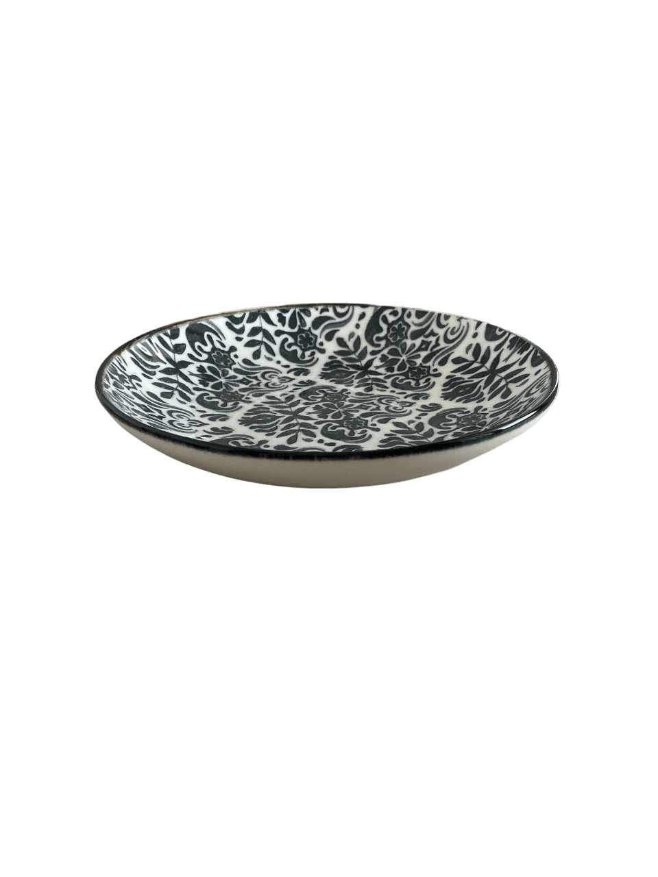 Toledo Black Green Vitrified Stoneware Deep Coupe 8.3" / 18 oz