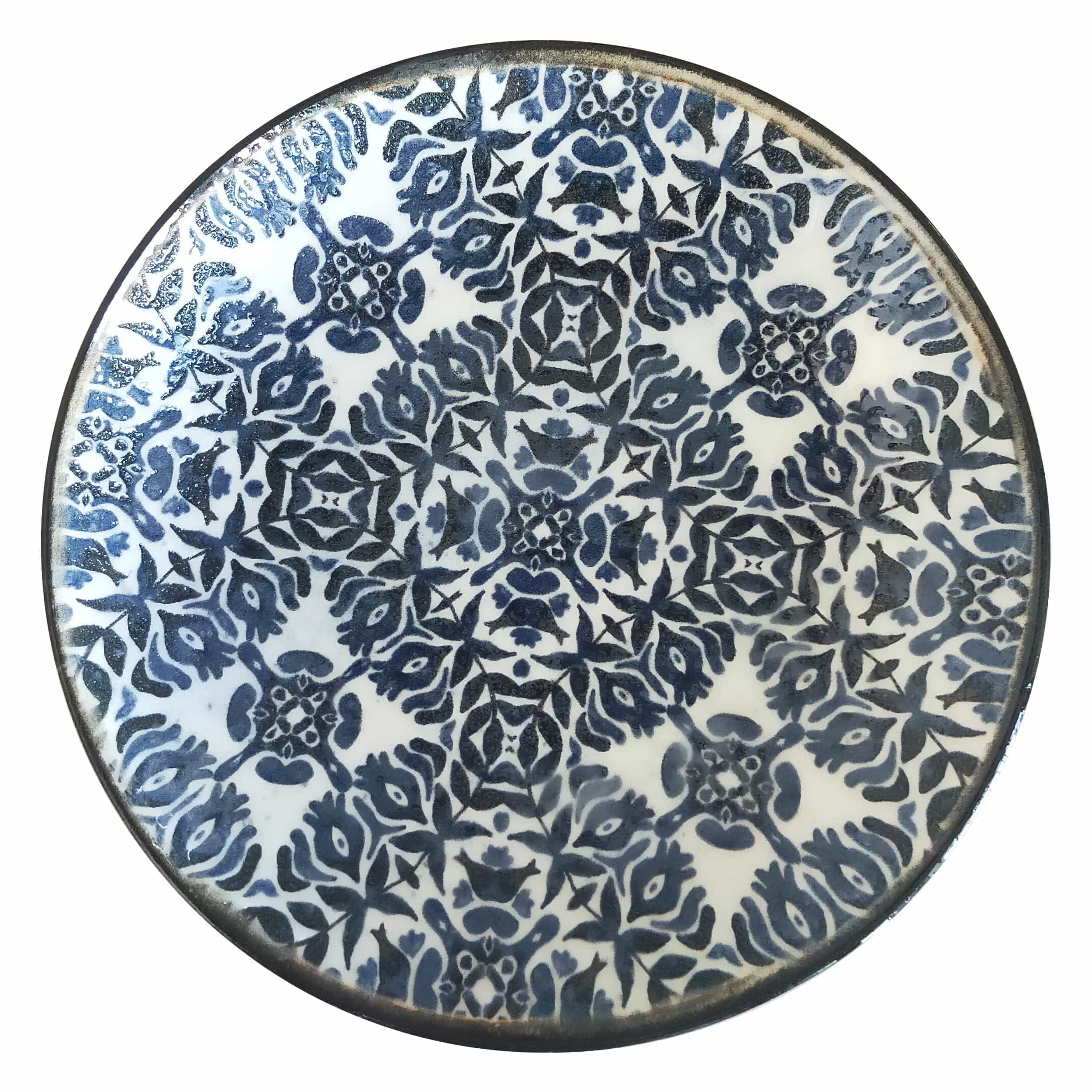 Seville Navy Vitrified Stoneware Deep Plate 8.3" / 18 oz