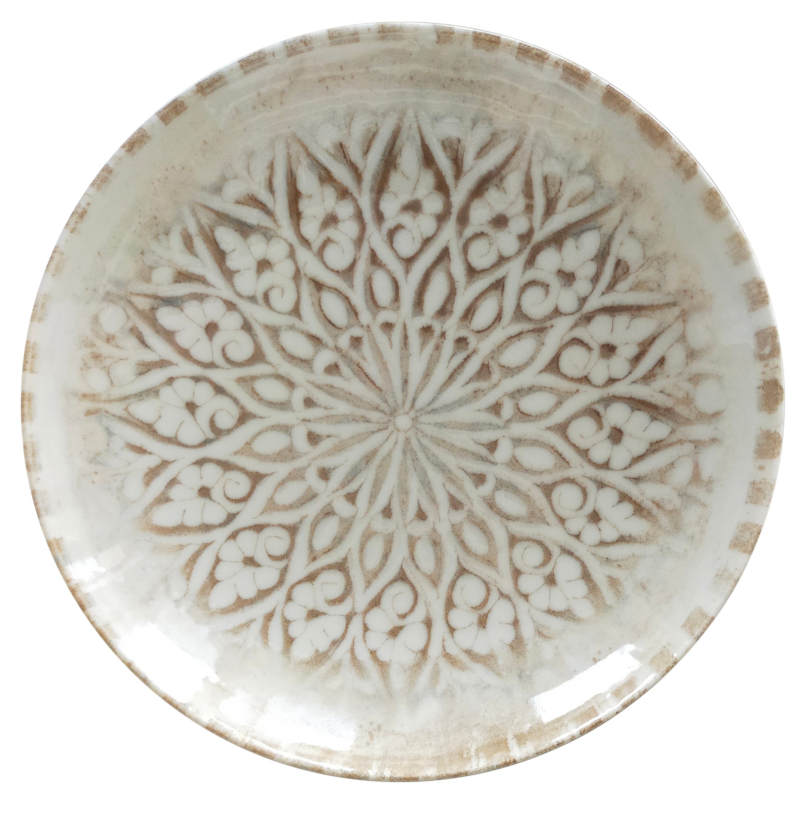 Granada Sand Vitrified Stoneware Deep Plate 8.3" / 18 oz