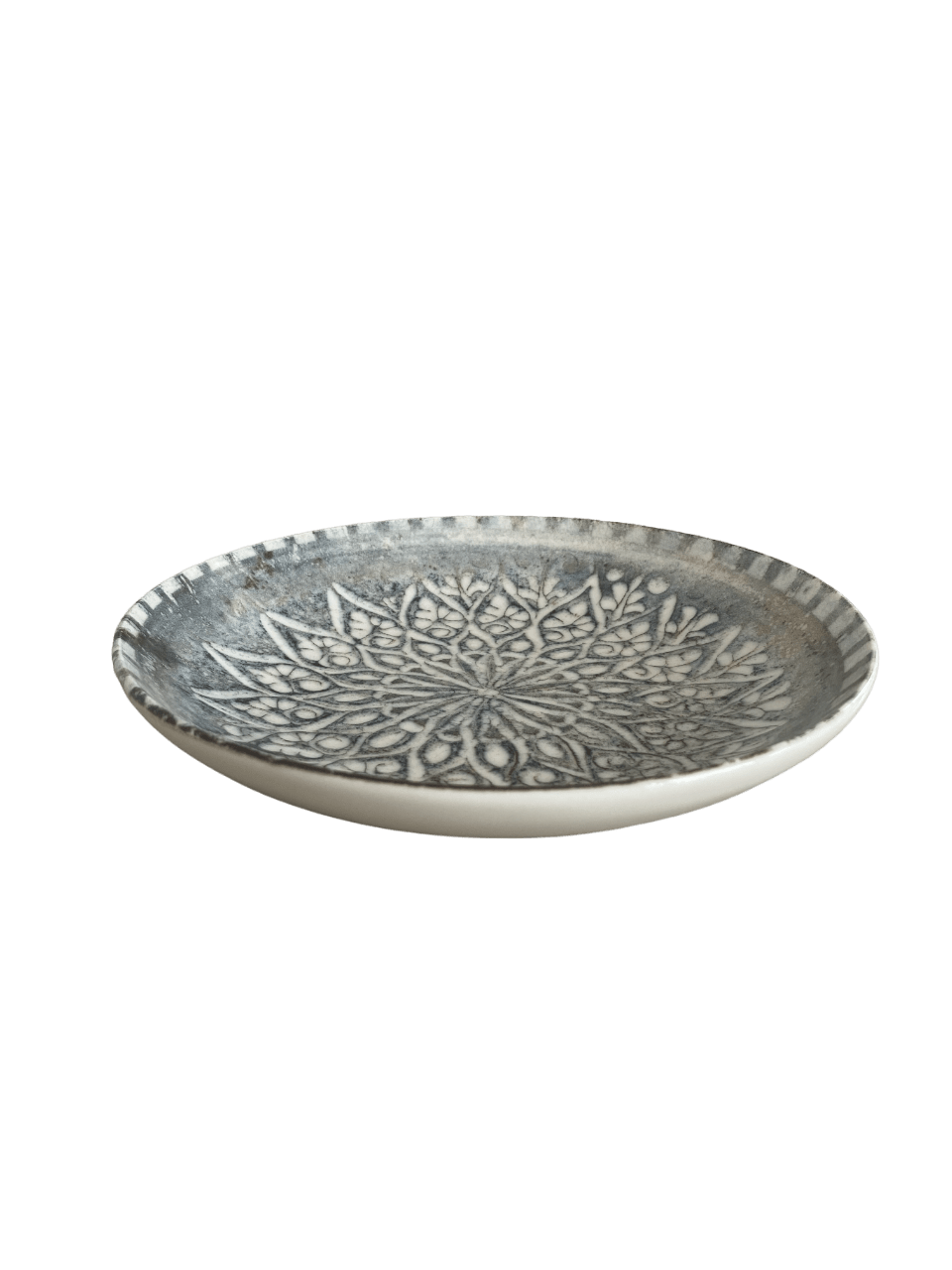 Granada Grey Vitrified Ceramics Deep Plate 8.3" / 18 oz