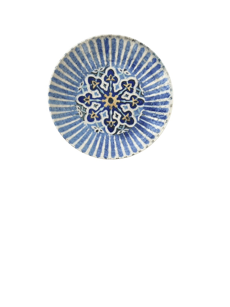 Cordoba Blue Vitrified Ceramics Deep Plate 8.3" / 18 oz