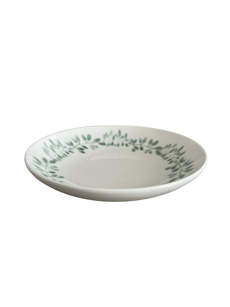 Garden Green Vitrified Ceramics Deep Plate 8.3" / 18 oz