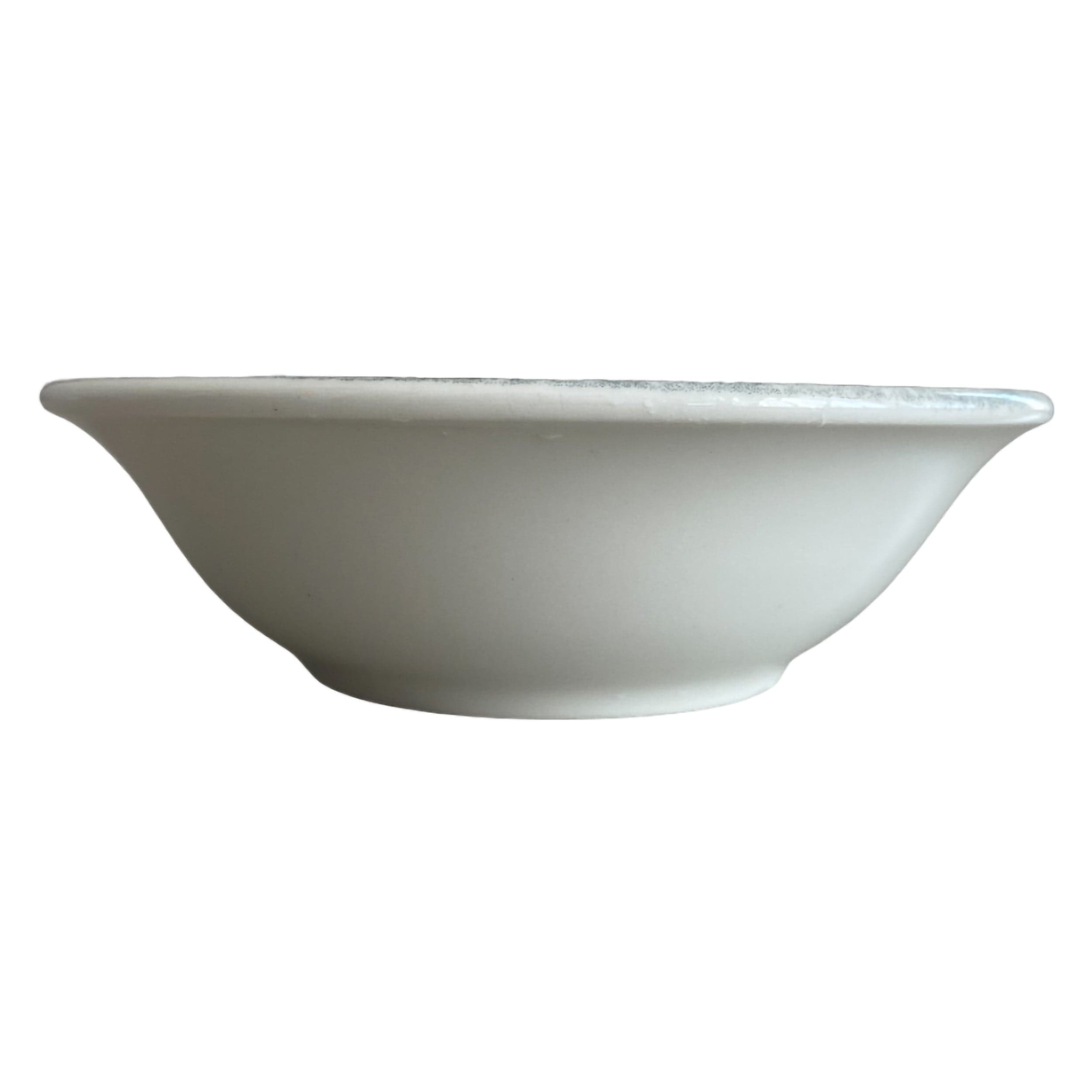 Swirl Grey Vitrified Stoneware Bowl 6.3" / 11.5 oz