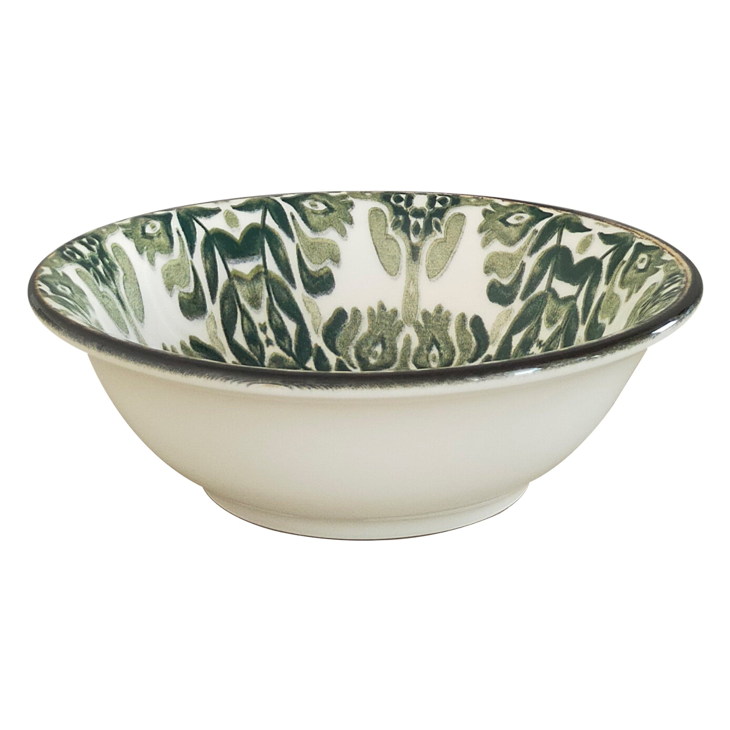 Seville Green Vitrified Ceramics Bowl 6.3" / 11.5 oz