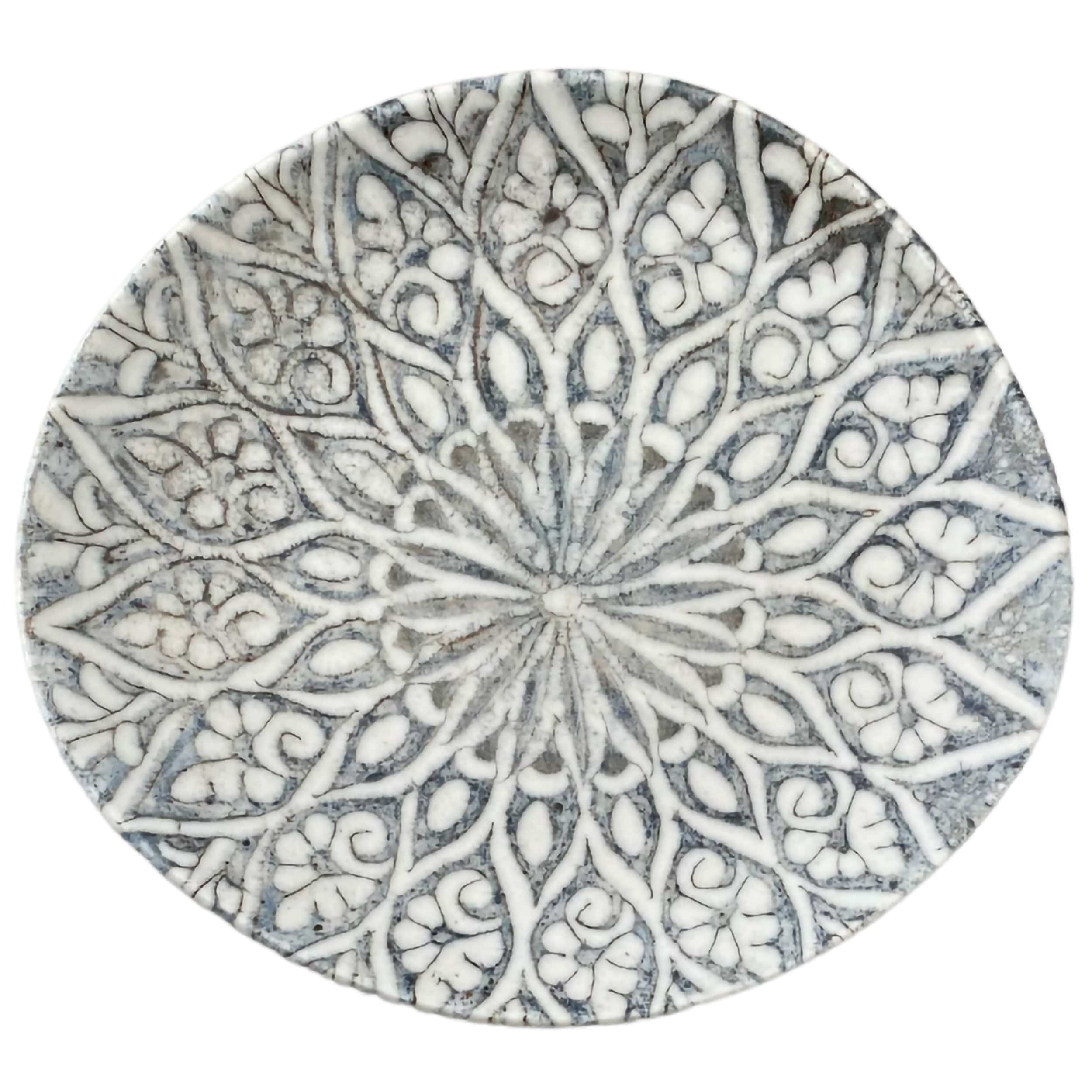 Granada Grey Vitrified Stoneware Plate Coupe 8.3" x 7.5"