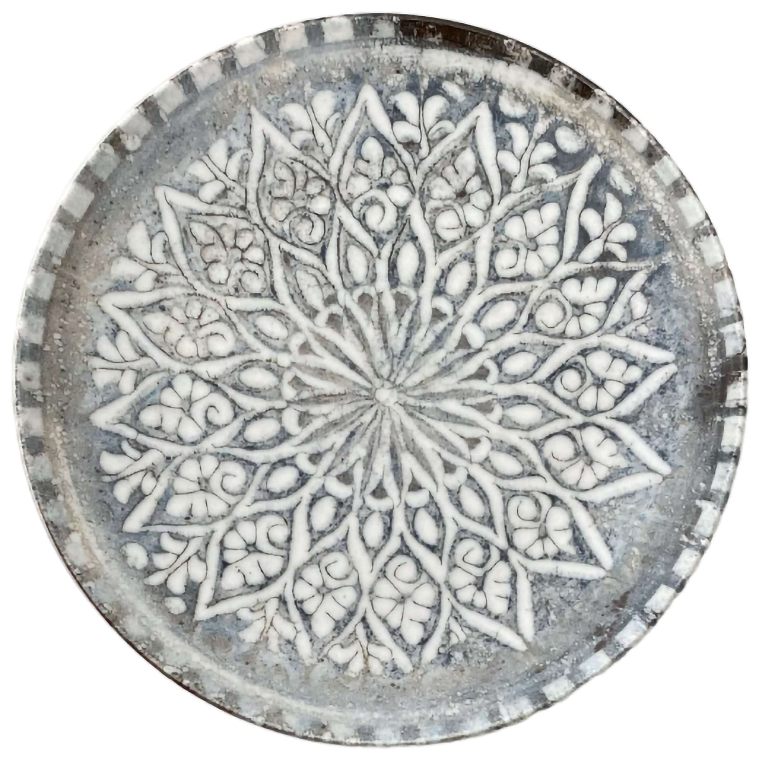 Granada Grey Vitrified Ceramics Plate Coupe 10.3"