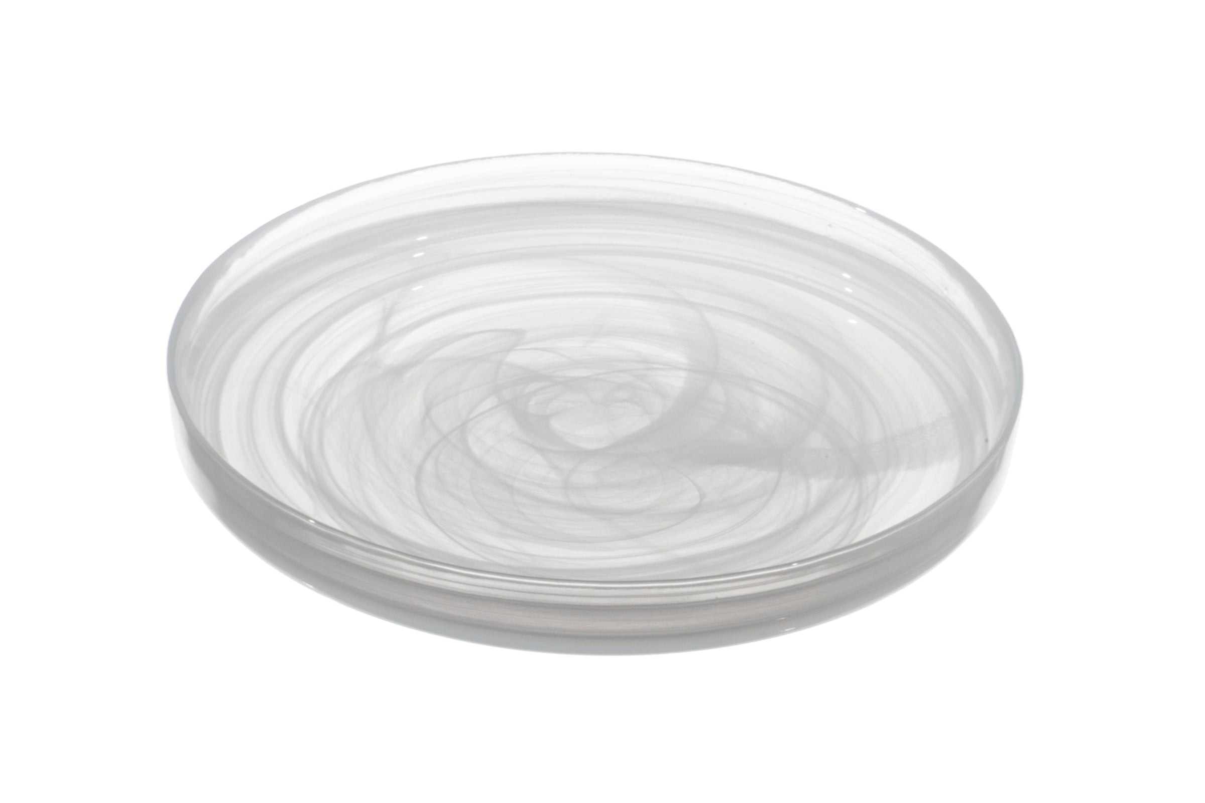 Asos White Glass Plate 13"