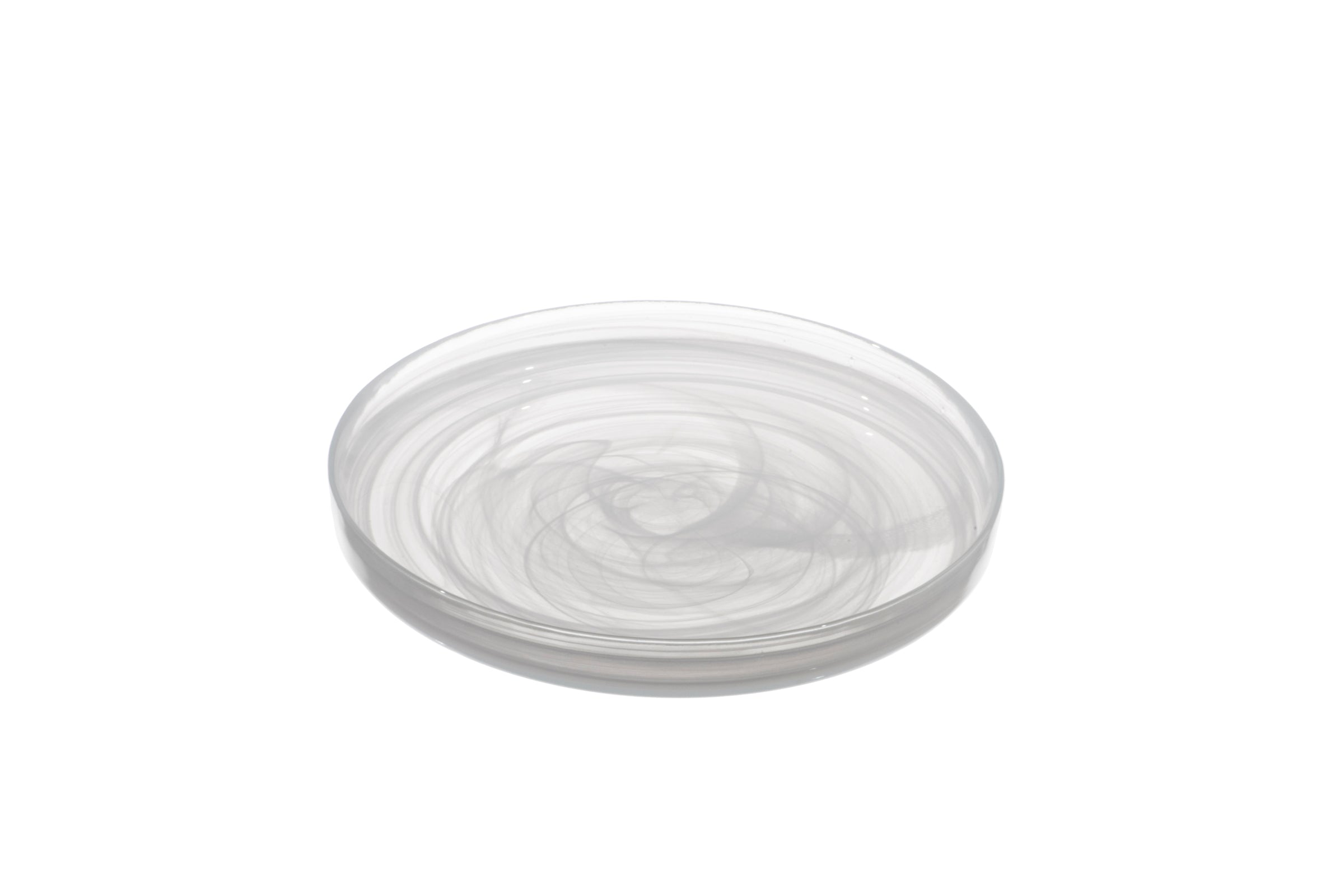 Asos White Glass Plate 8.3"