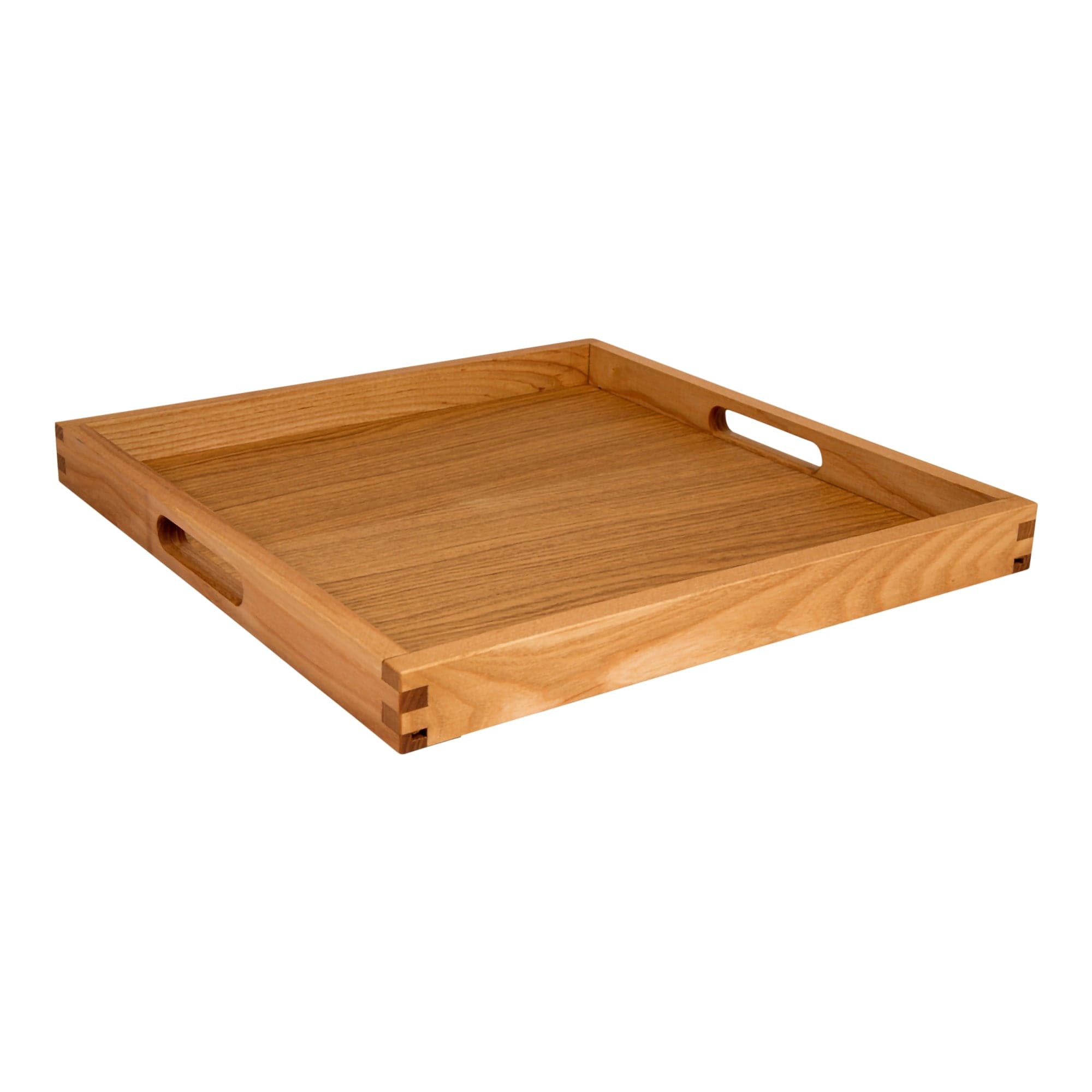 Select Concept Oak Serving Tray with Handles 15.7 " x 15.7" x 2"