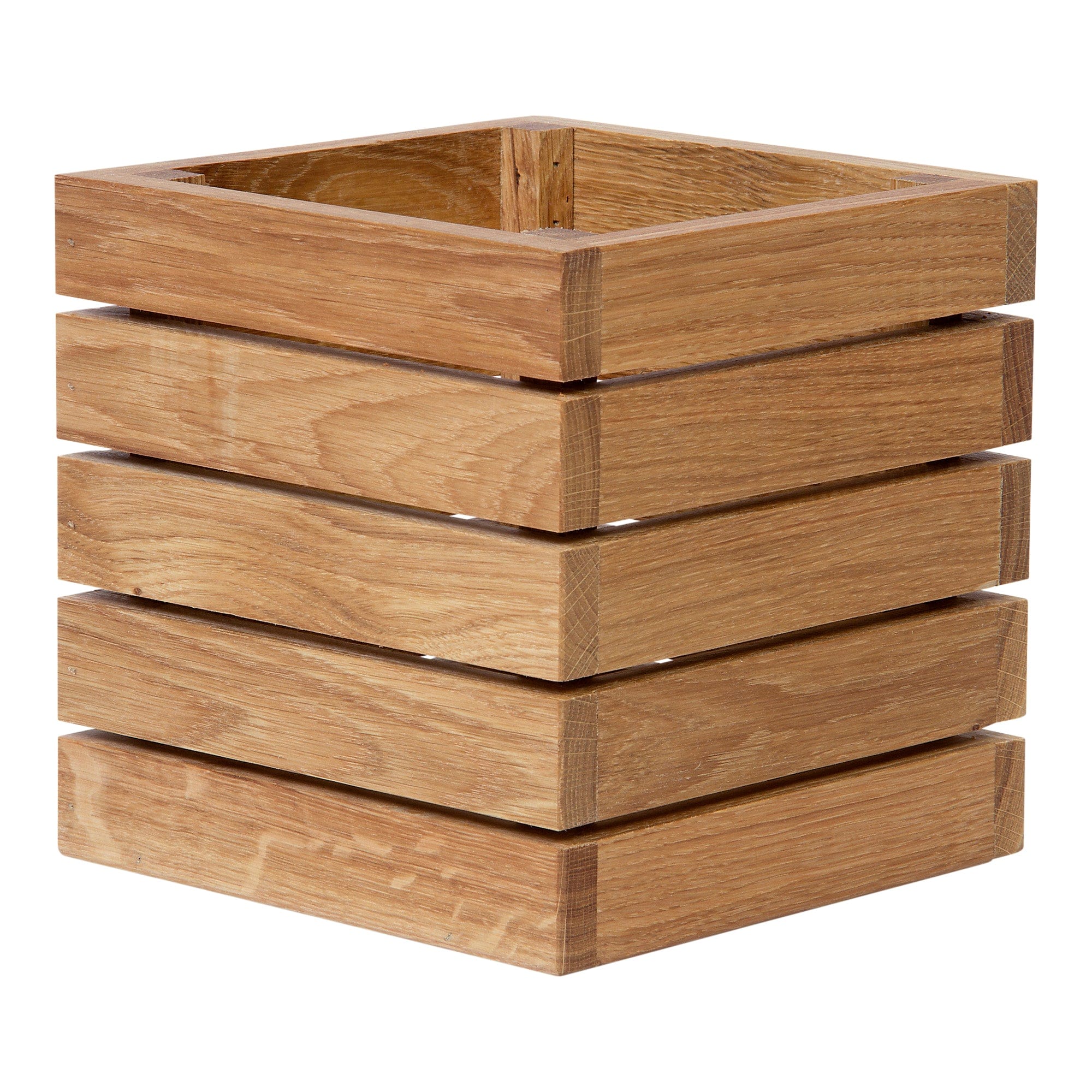 Select Concept Oak Cutlery Box 7.9" x 7.9" x 7.9"