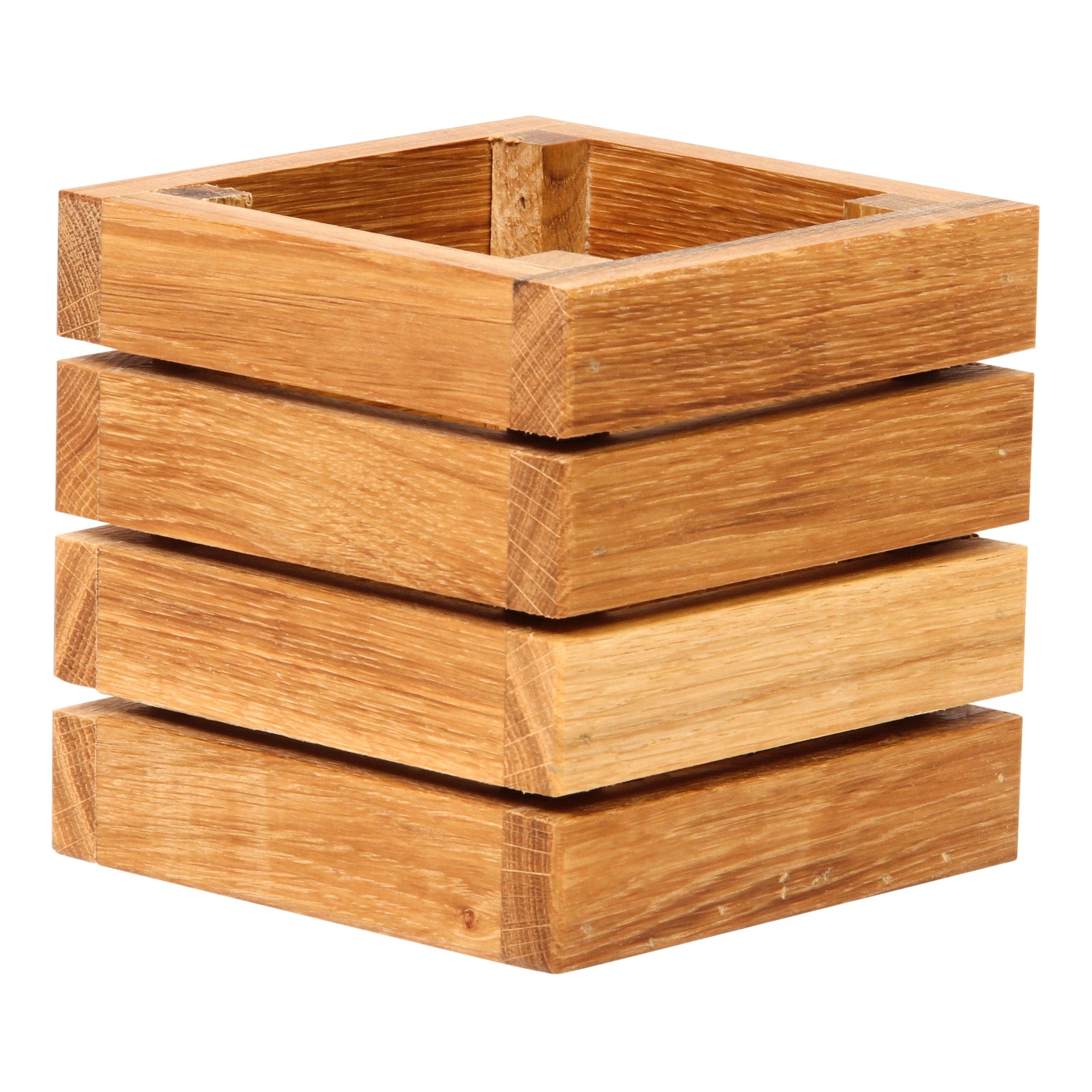 Select Concept Oak Cutlery Box 5.9" x 5.9" x 5.9"