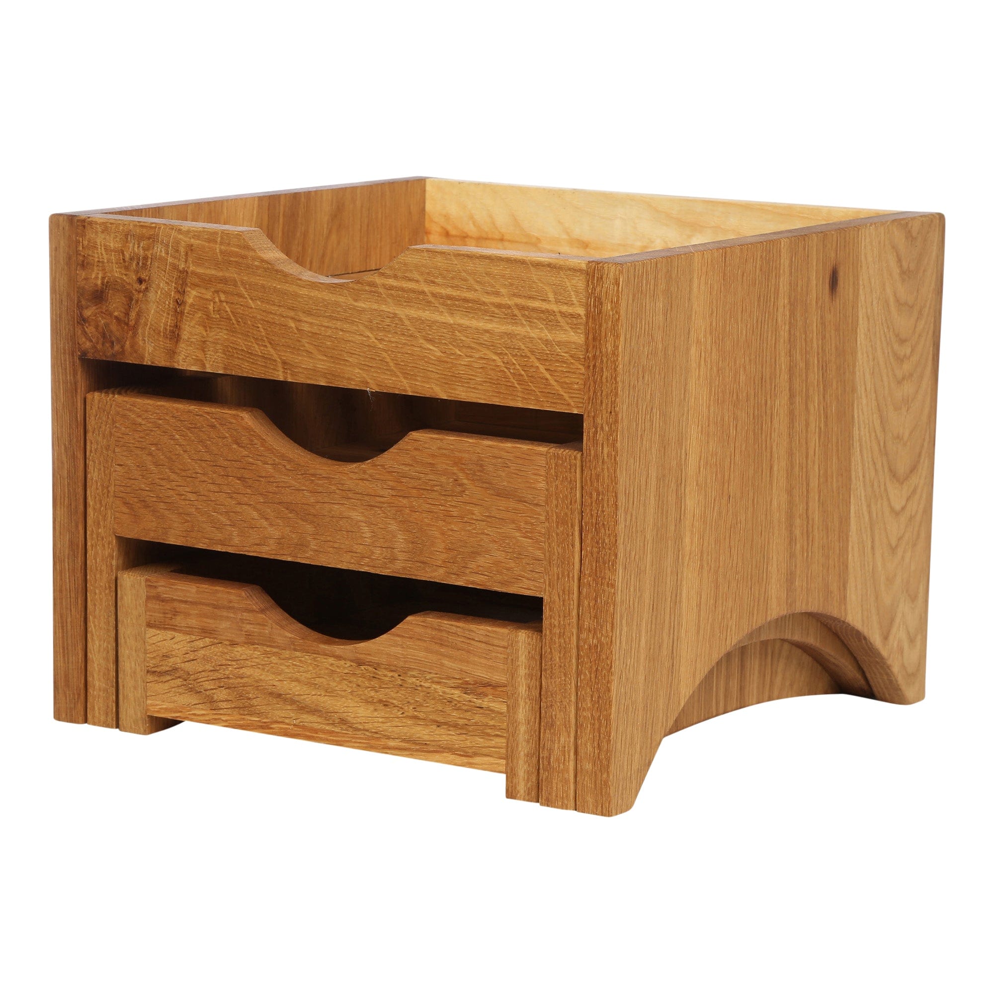 Select Concept Oak 3 Tray Display Stand 11" x 10.9" x 8.7"