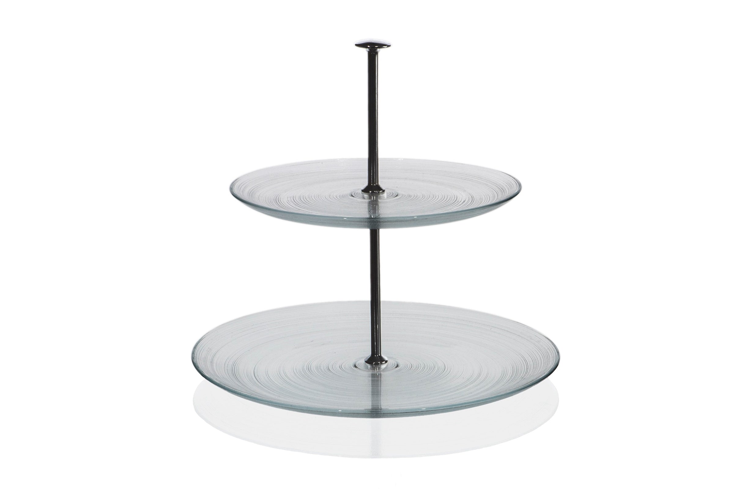 Circle Clear Glass Stand 8.3 x 11 x 9.5