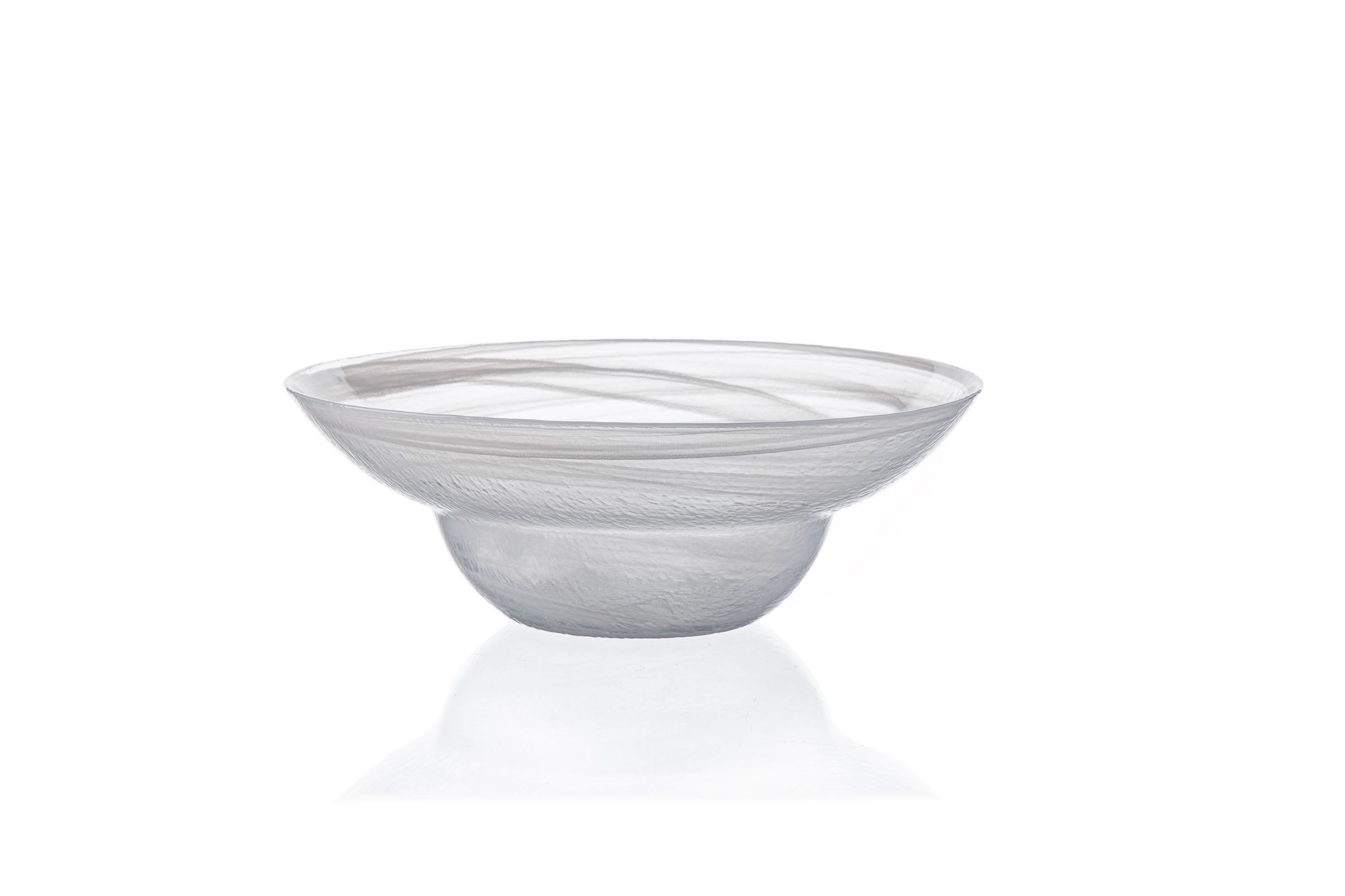 Estonia White Glass Bowl 11" / 74 oz