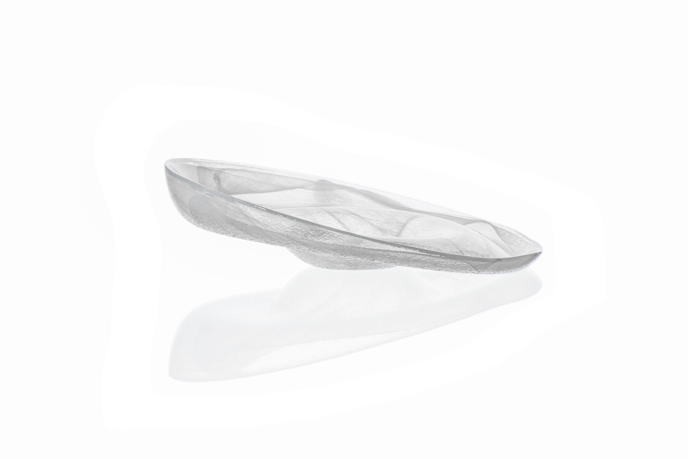 Ola White Glass Bowl 8.3"